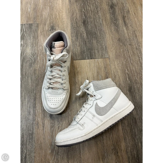 Shoes Athletic By Nike In White, Size: 8