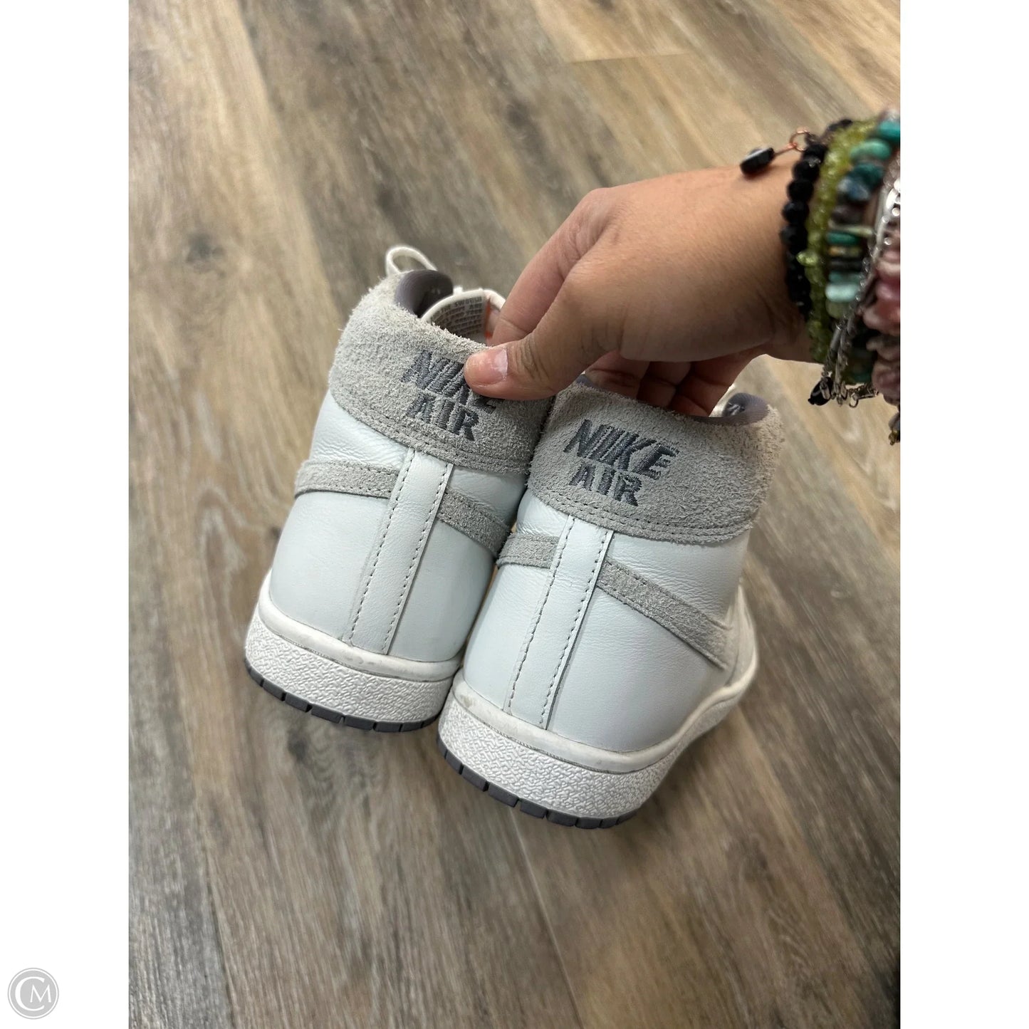 Shoes Athletic By Nike In White, Size: 8