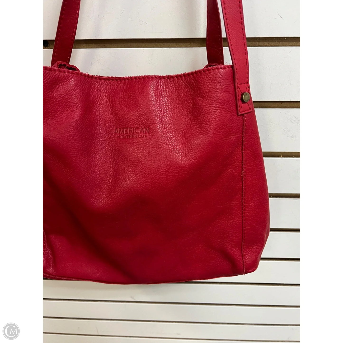 Handbag Leather By American Leather , Size: Medium