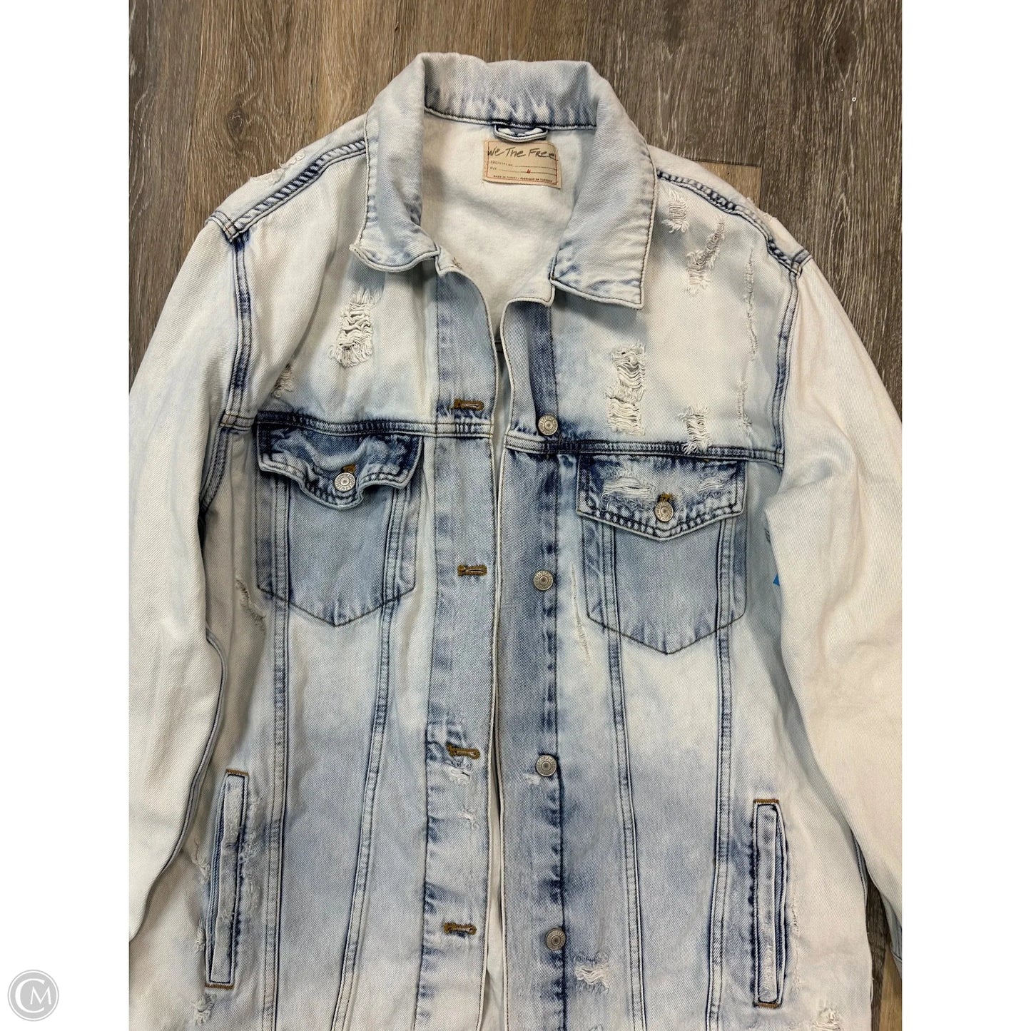 Jacket Denim By We The Free In Blue Denim, Size: M