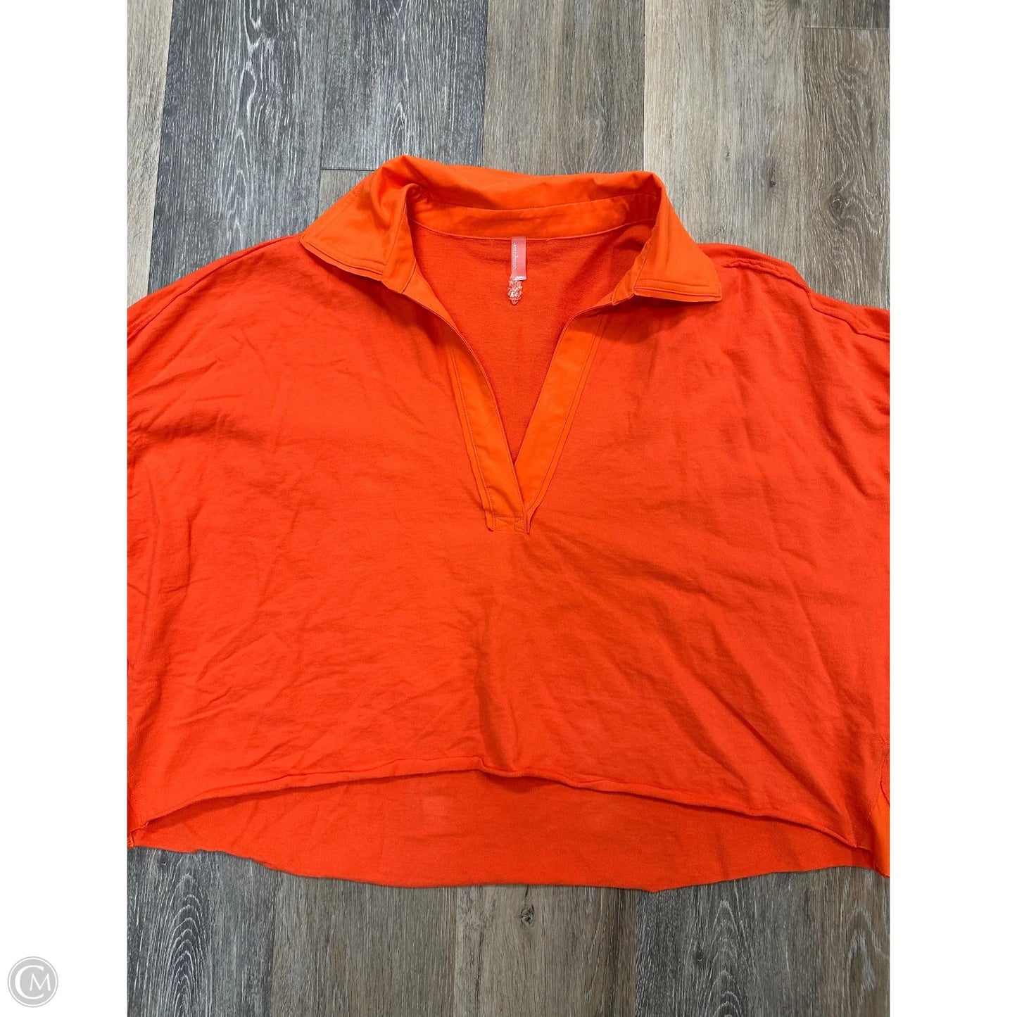 Top Long Sleeve By Free People In Orange, Size: M
