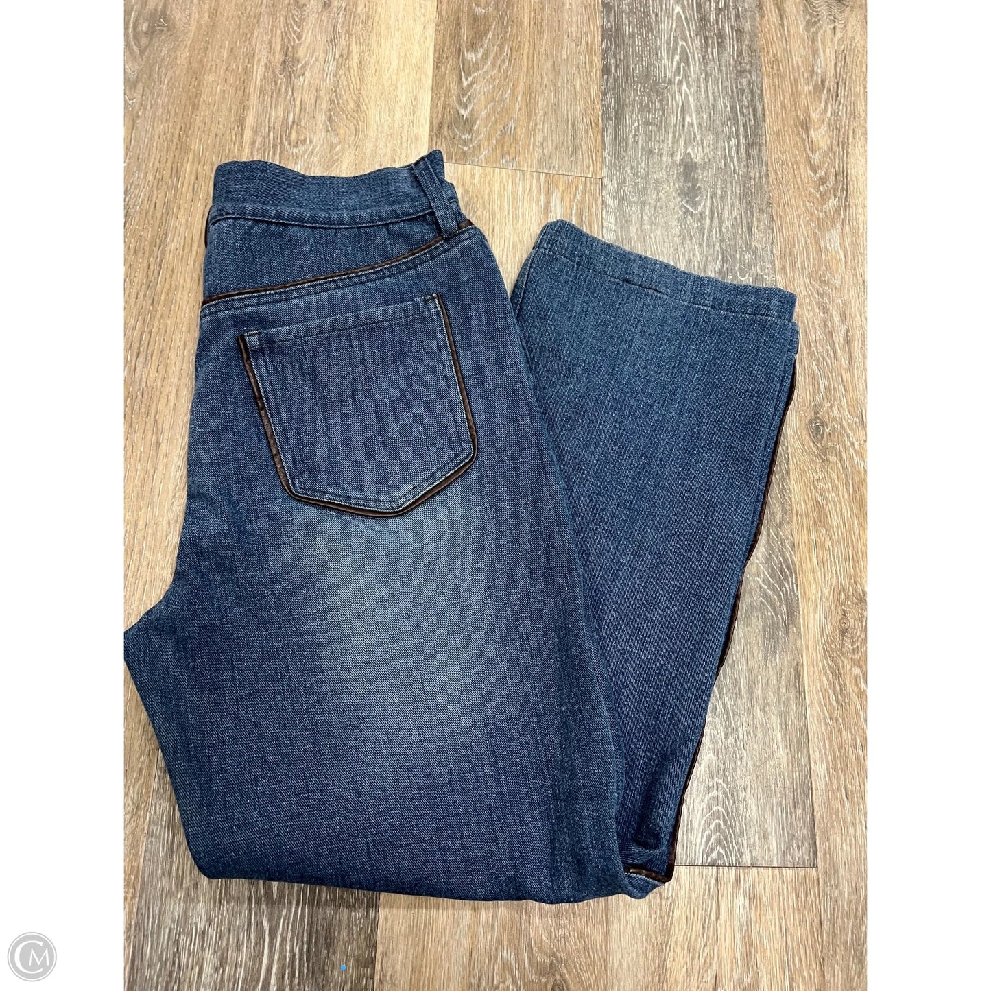 Jeans Straight By Rodeo Quincy In Blue Denim, Size: 10/30