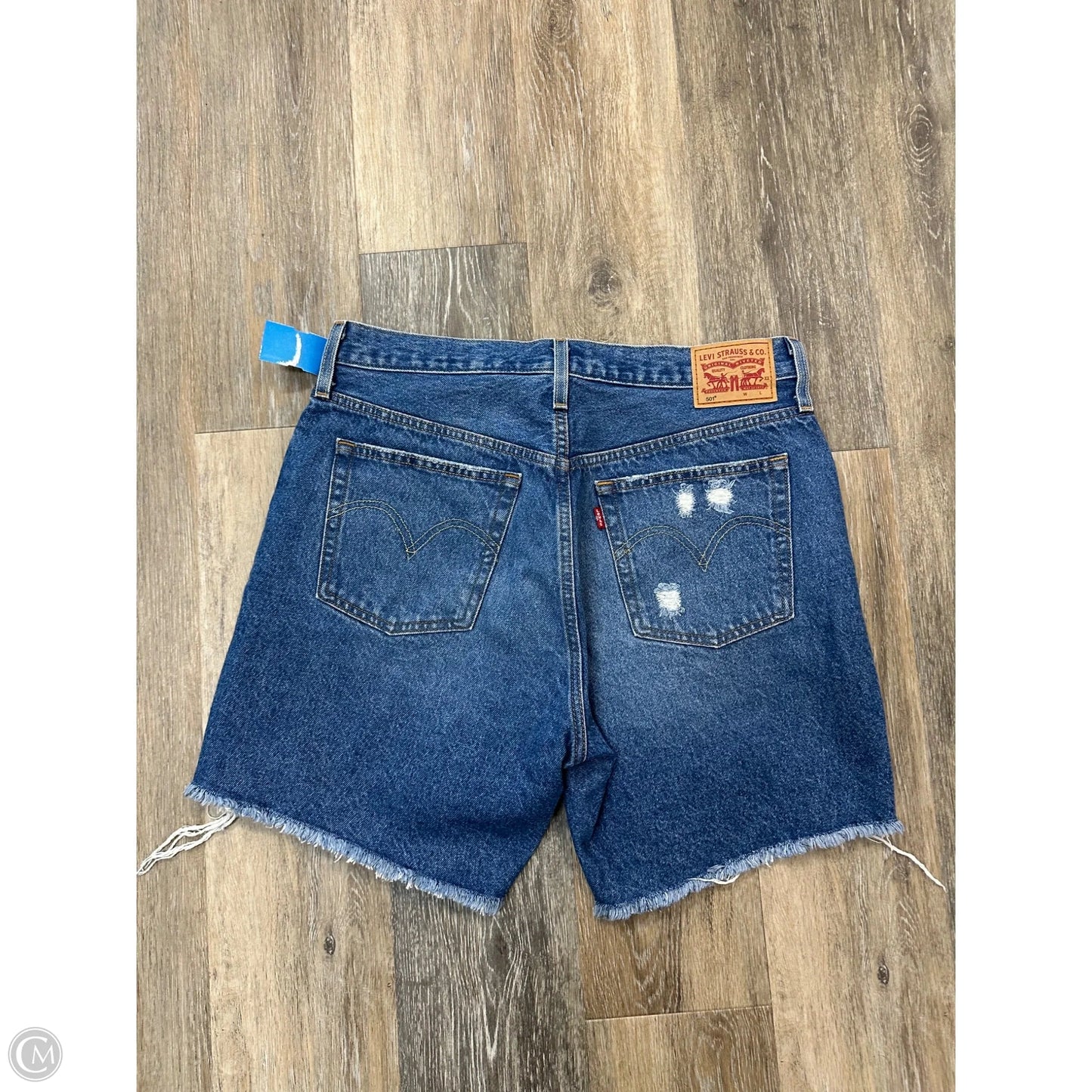 Shorts By Levis In Blue Denim, Size: 12