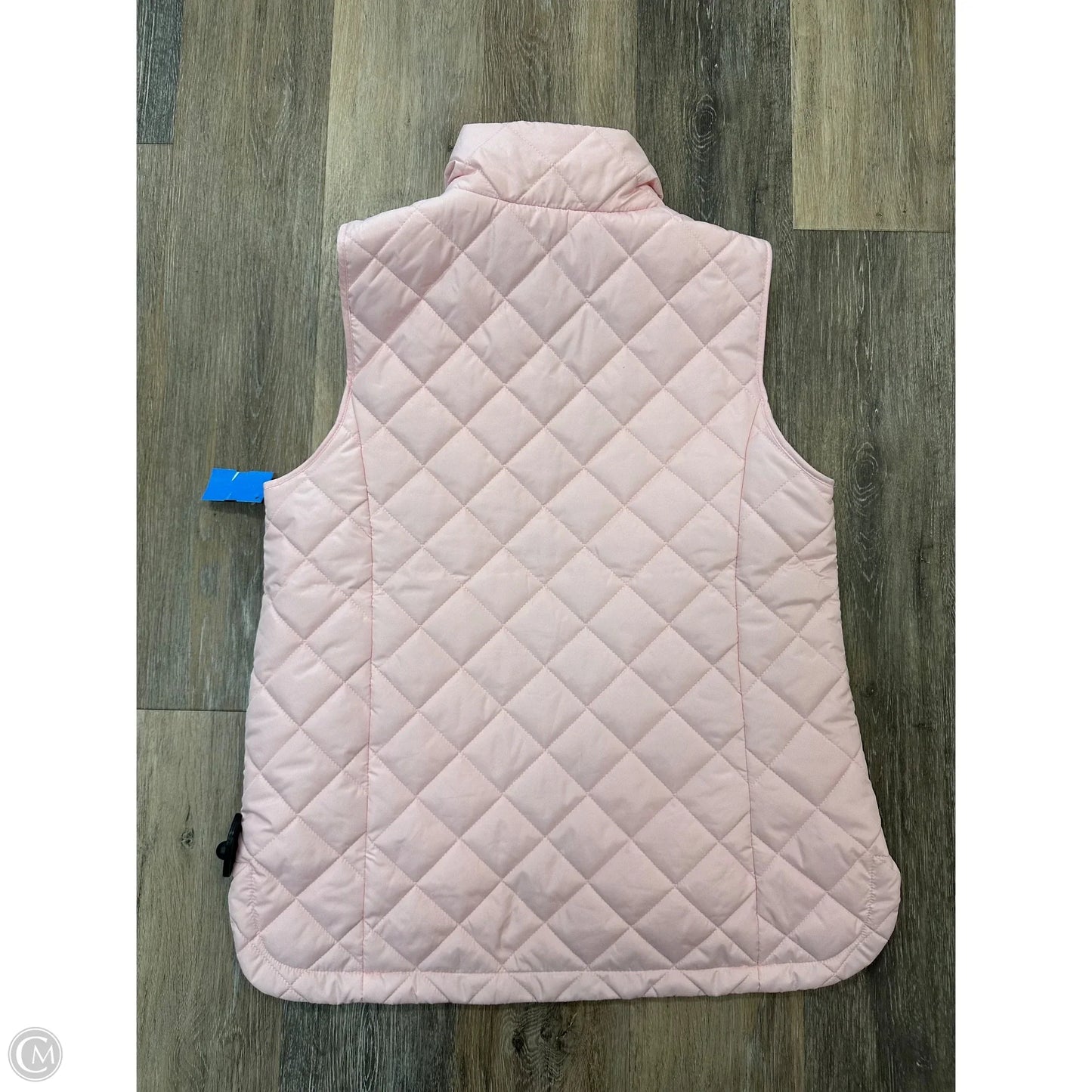 Vest Puffer & Quilted By Lands End In Pink, Size: M