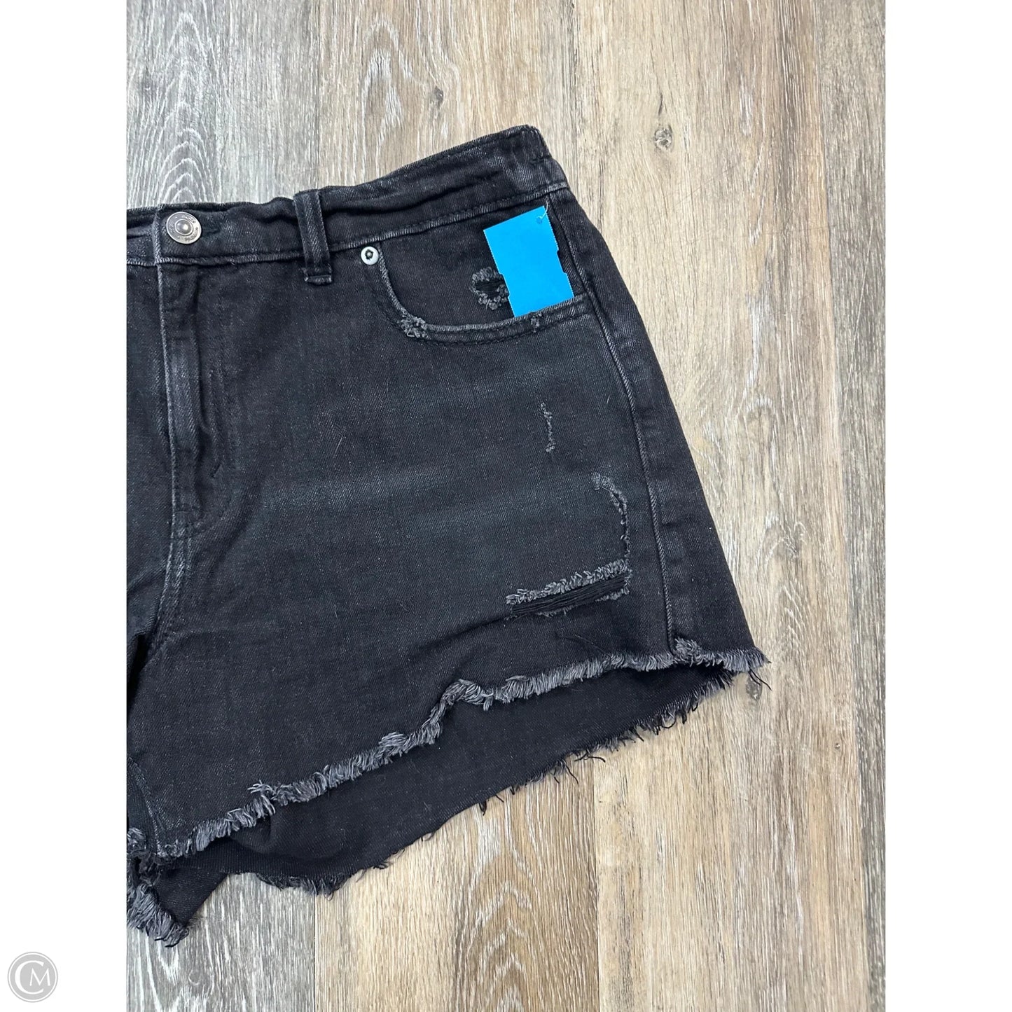 Shorts By Aerie In Black Denim, Size: L