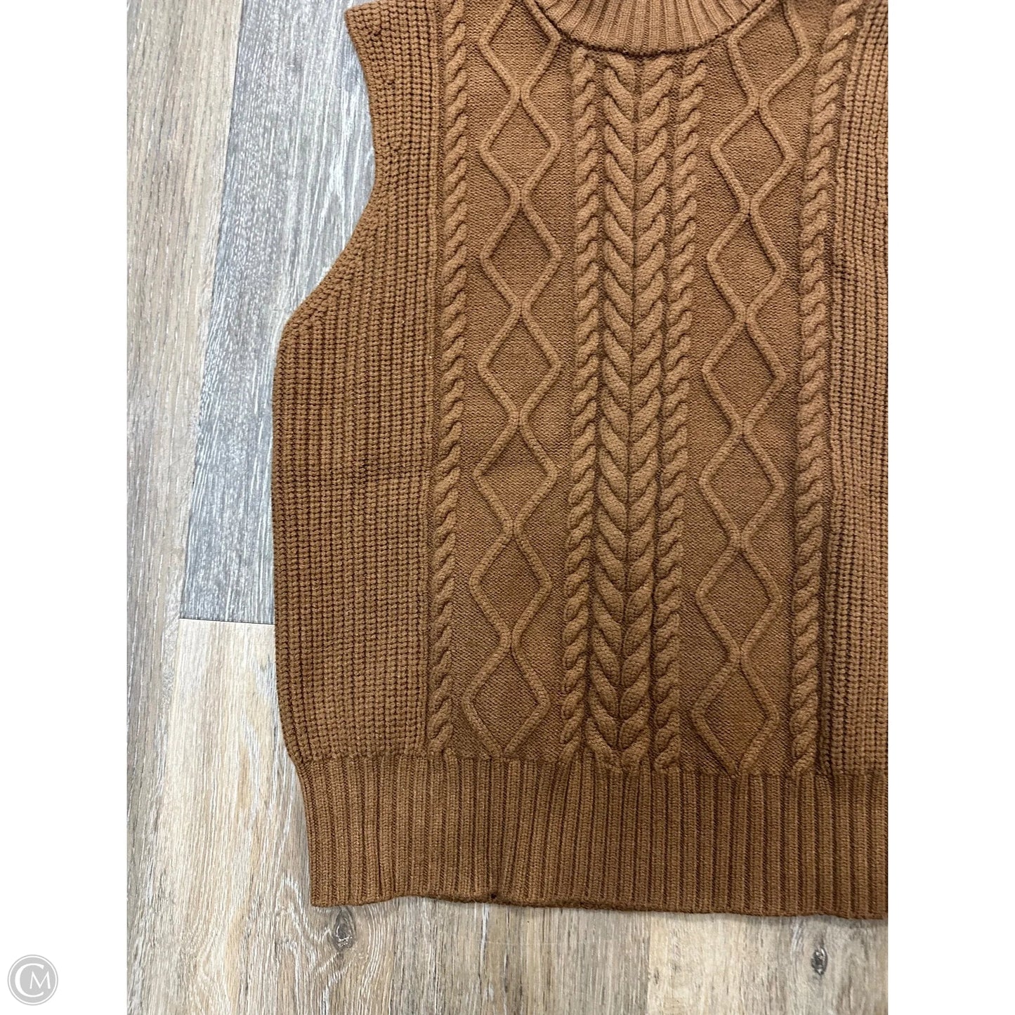 Vest Sweater By Varley In Brown, Size: S