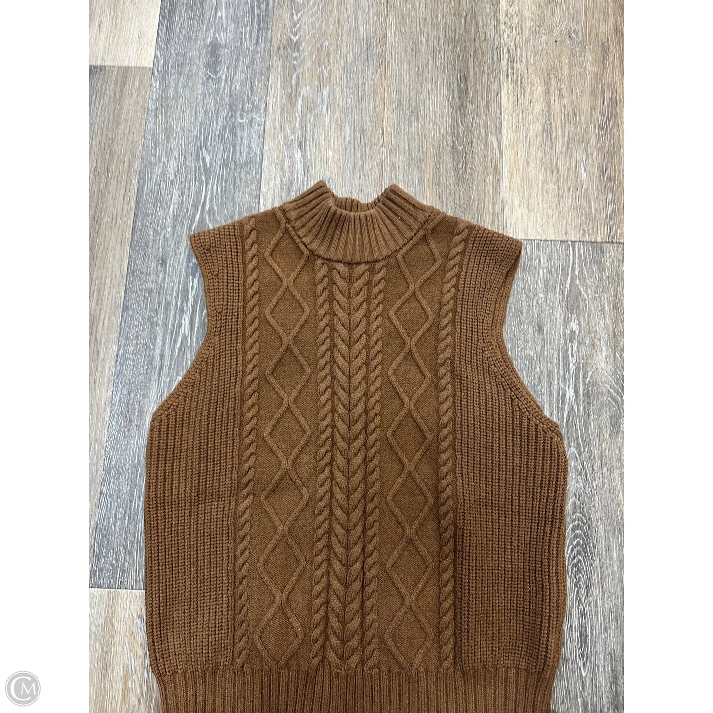 Vest Sweater By Varley In Brown, Size: S