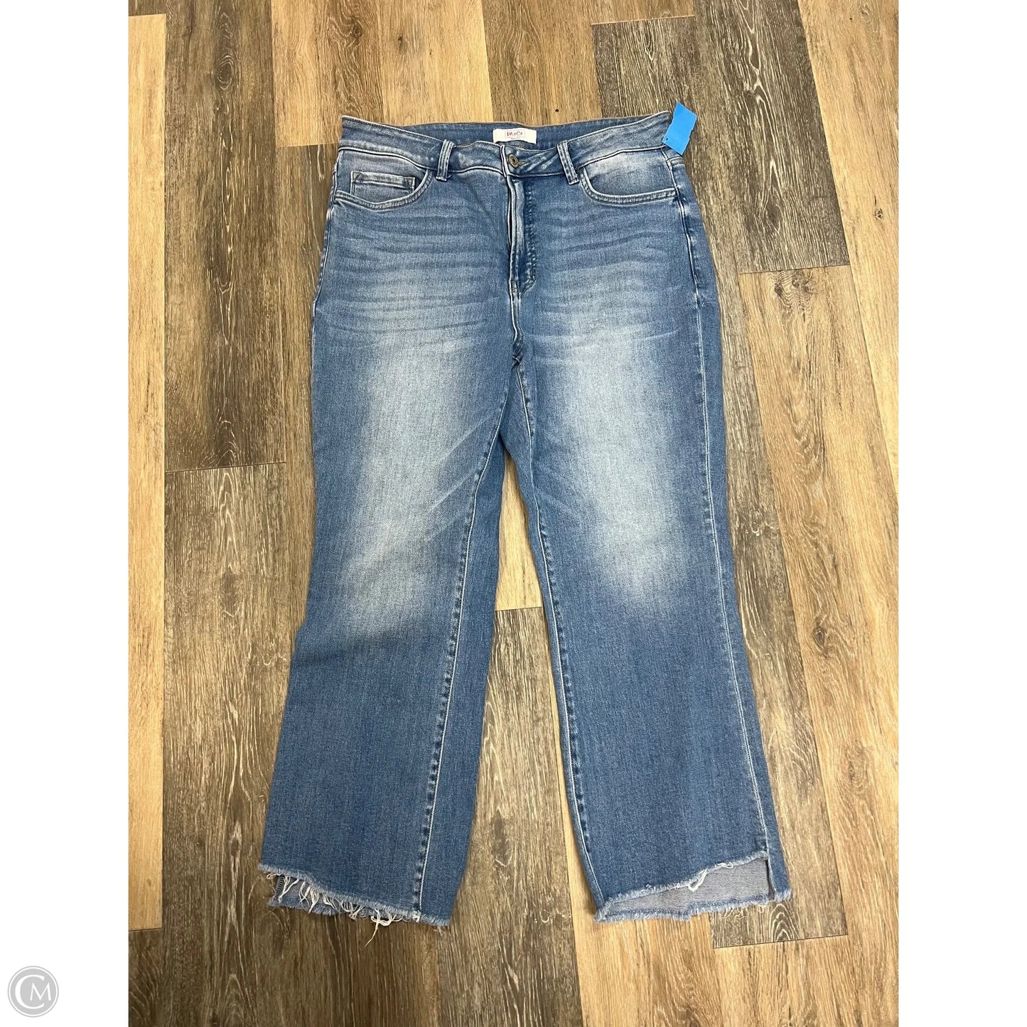 Jeans Straight By MoCo Boutique In Blue Denim, Size: 18