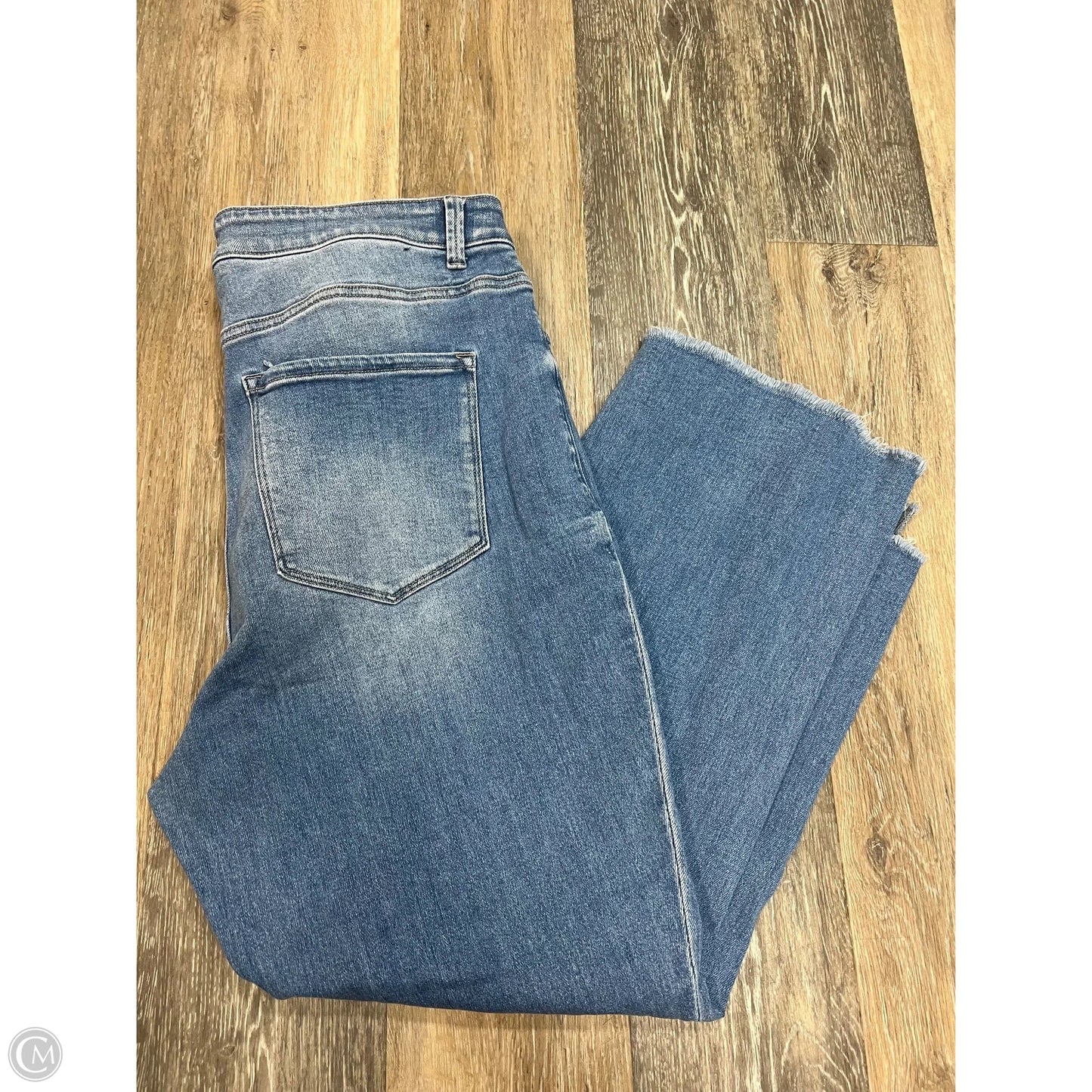 Jeans Straight By MoCo Boutique In Blue Denim, Size: 18