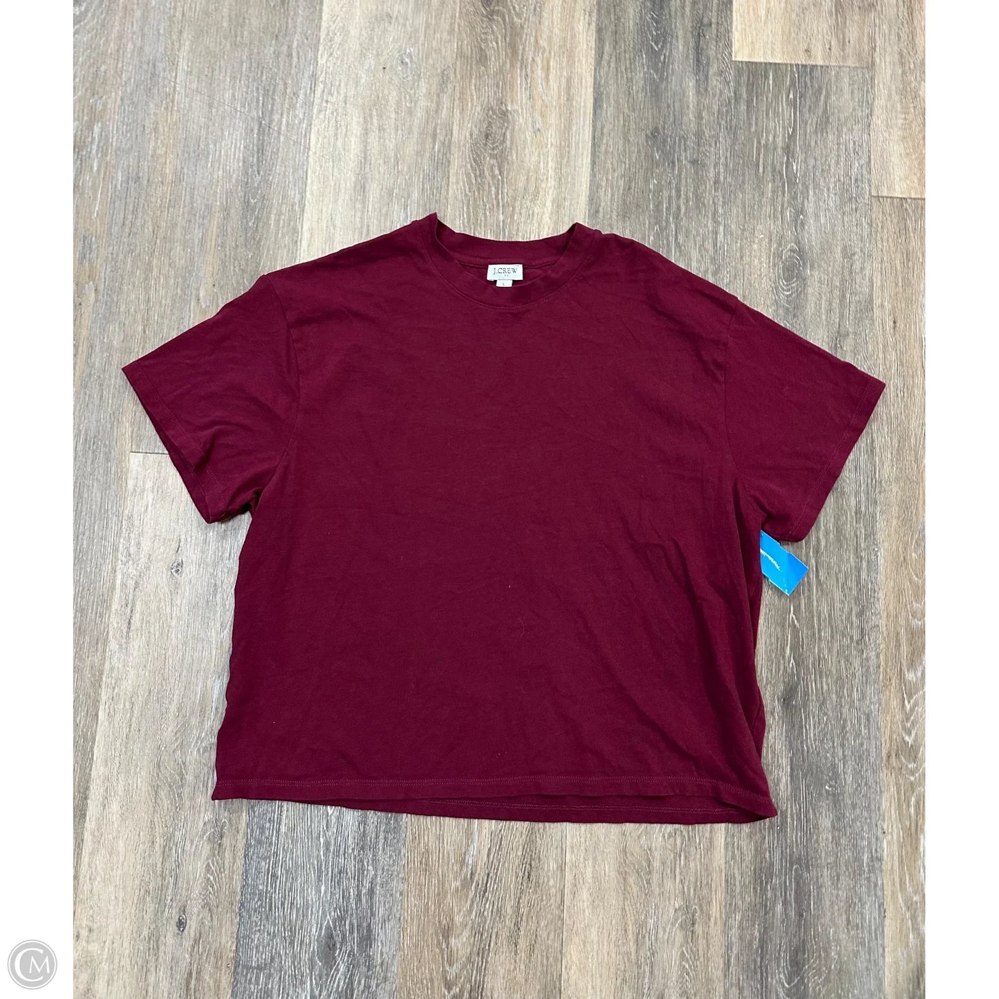 Top Short Sleeve By J. Crew In Red, Size: L