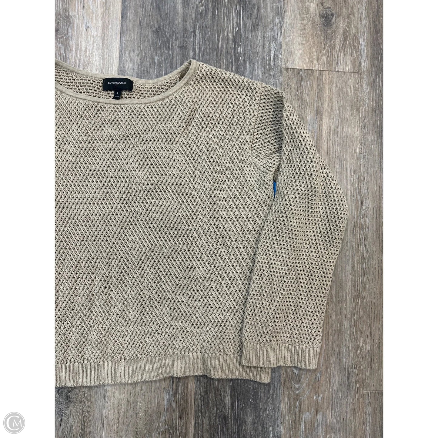 Sweater By Banana Republic In Tan, Size: L