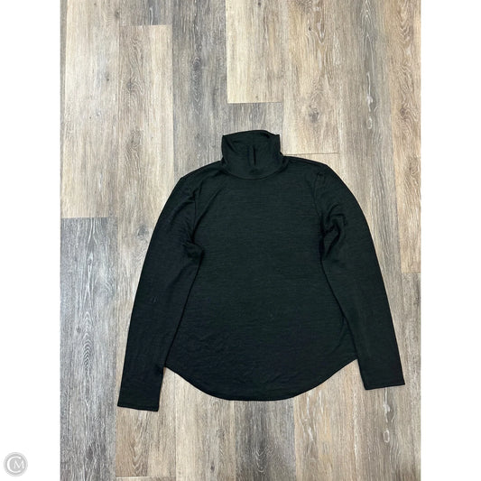 Top Long Sleeve By Banana Republic In Black, Size: L