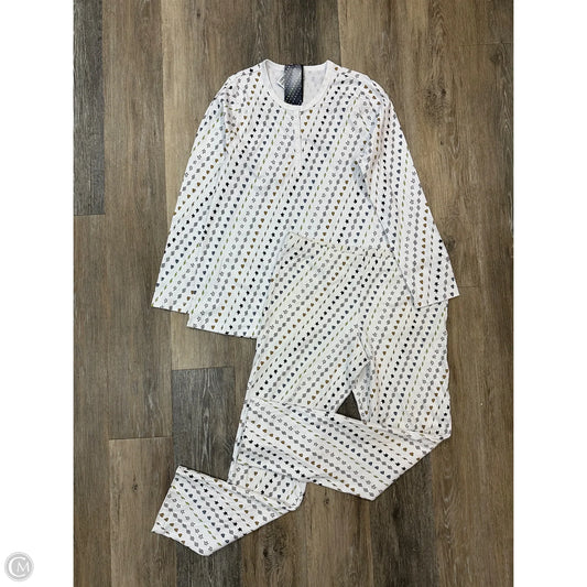 Pajamas 2pc By Peloton In White, Size: L