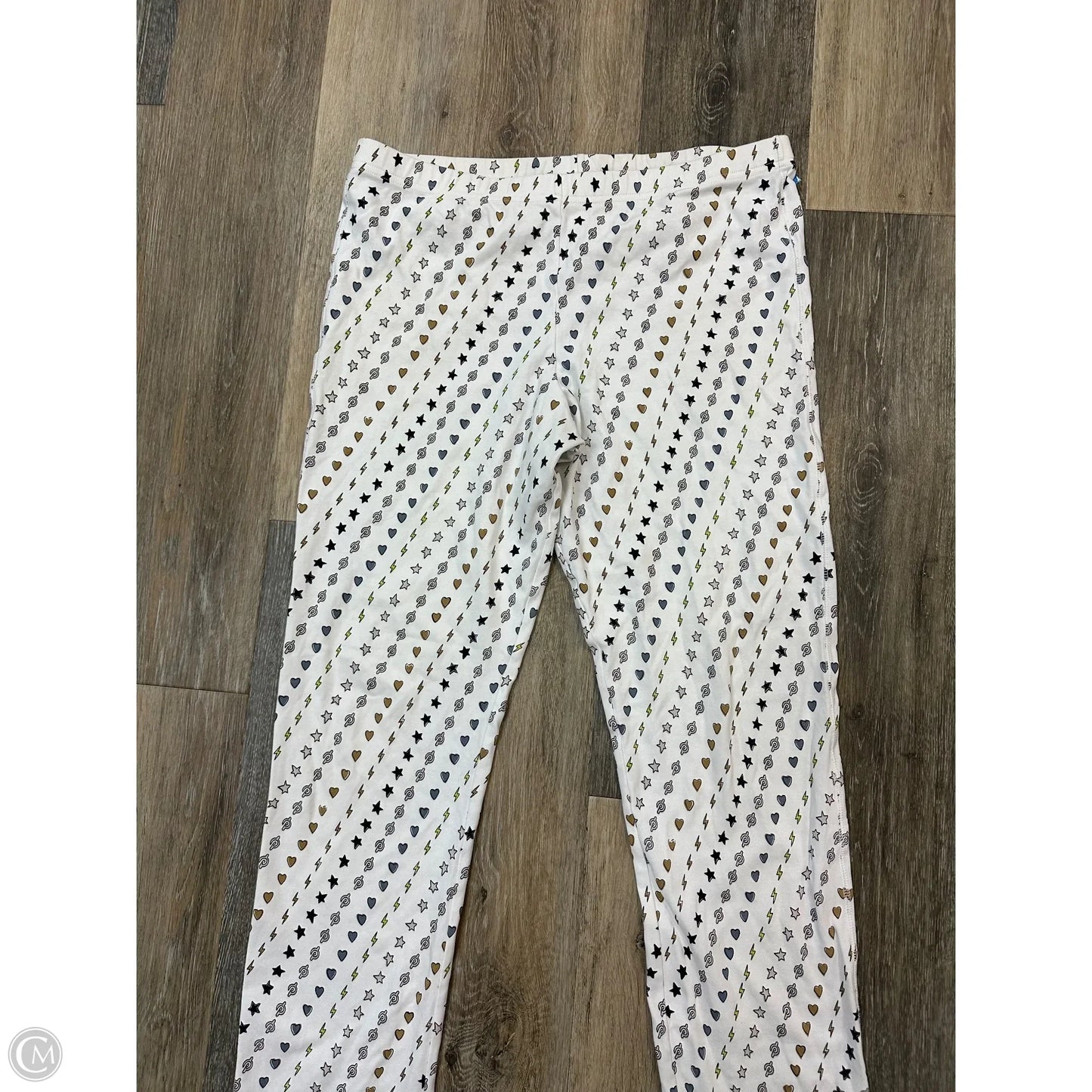 Pajamas 2pc By Peloton In White, Size: L