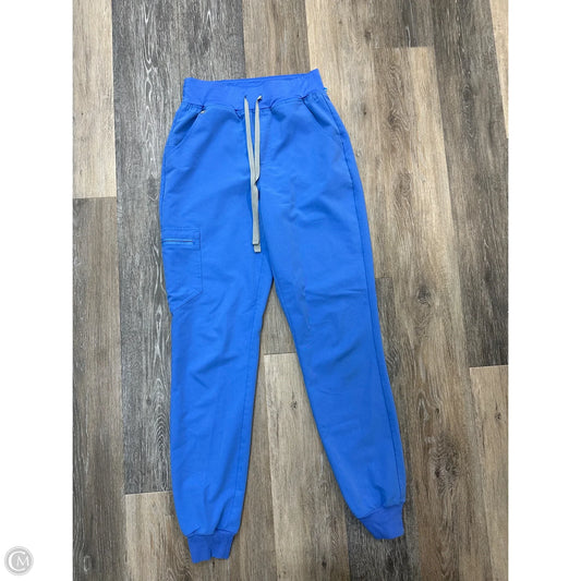 Athletic Pants By Figs In Blue, Size: Xs