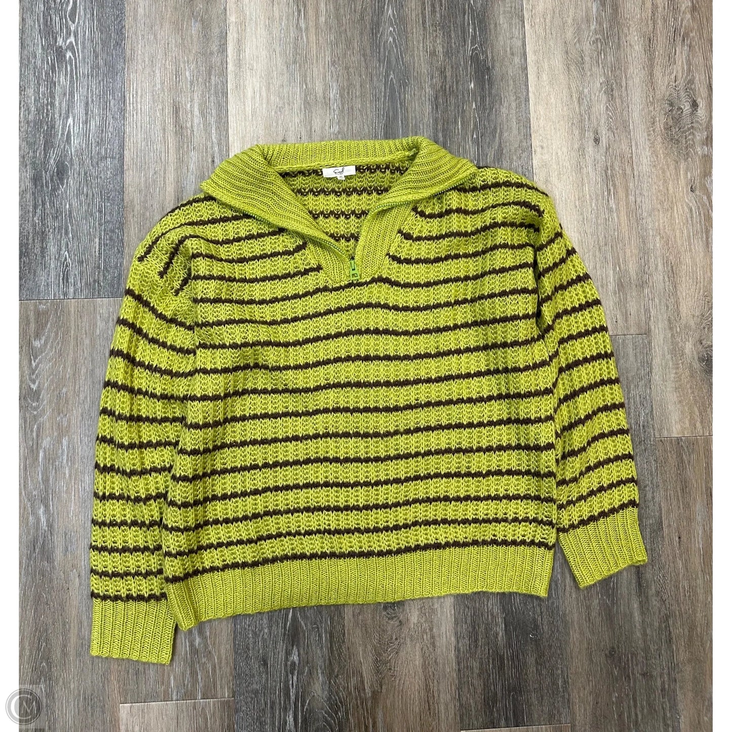 Sweater By Easel In Green, Size: M