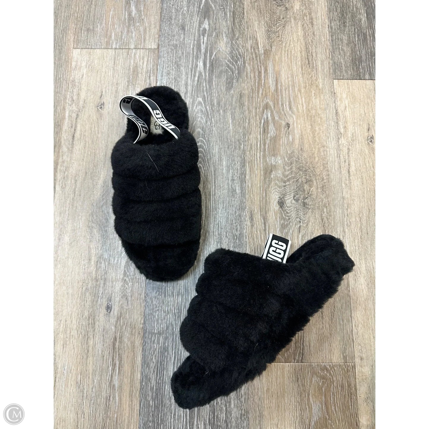 Sandals Designer By Ugg In Black, Size: 10