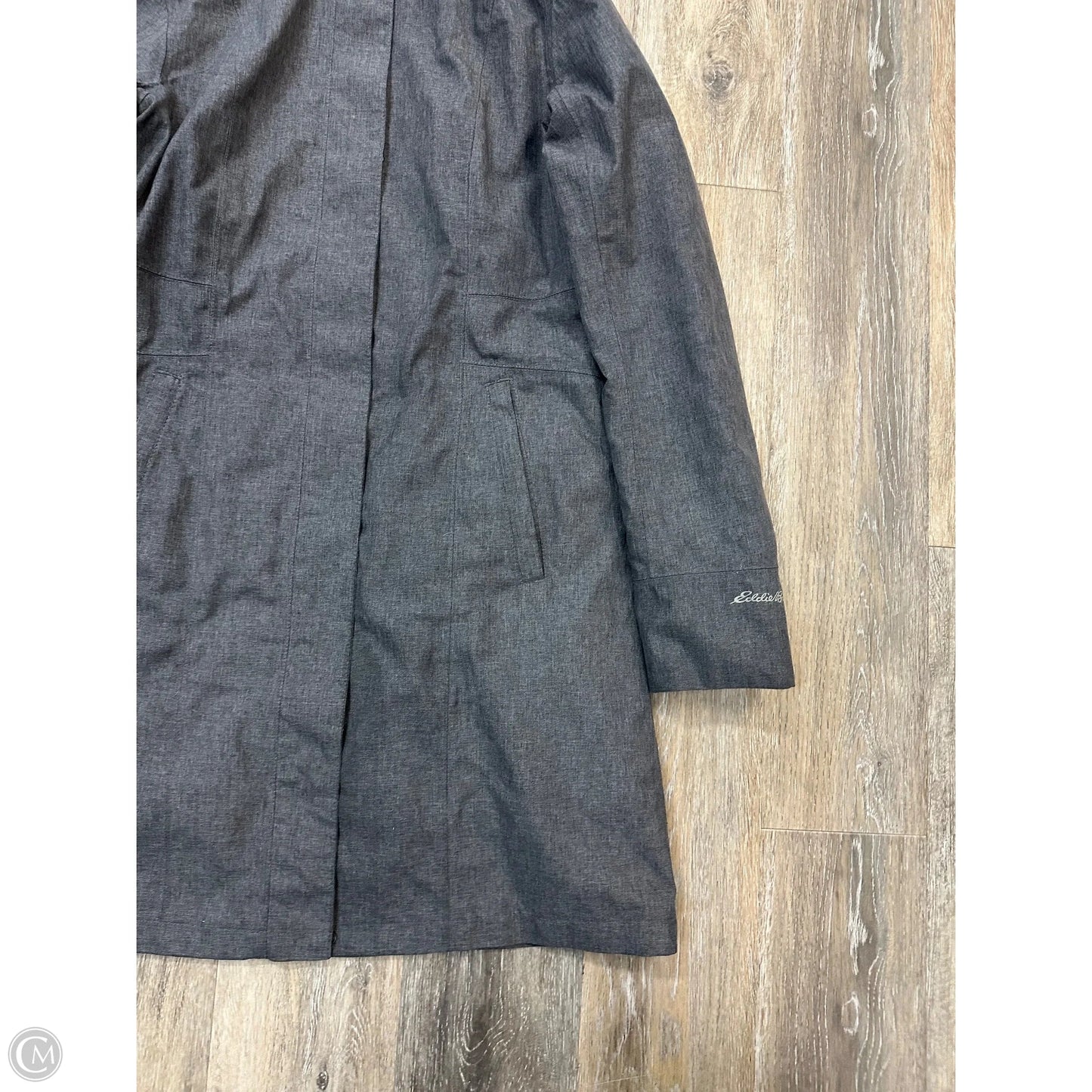 -Coat Parka By Eddie Bauer In Grey, Size: M