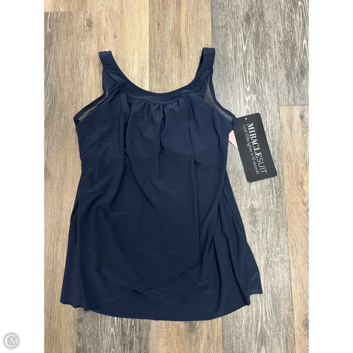 Swimsuit Top By Miraclesuit In Blue, Size: 8