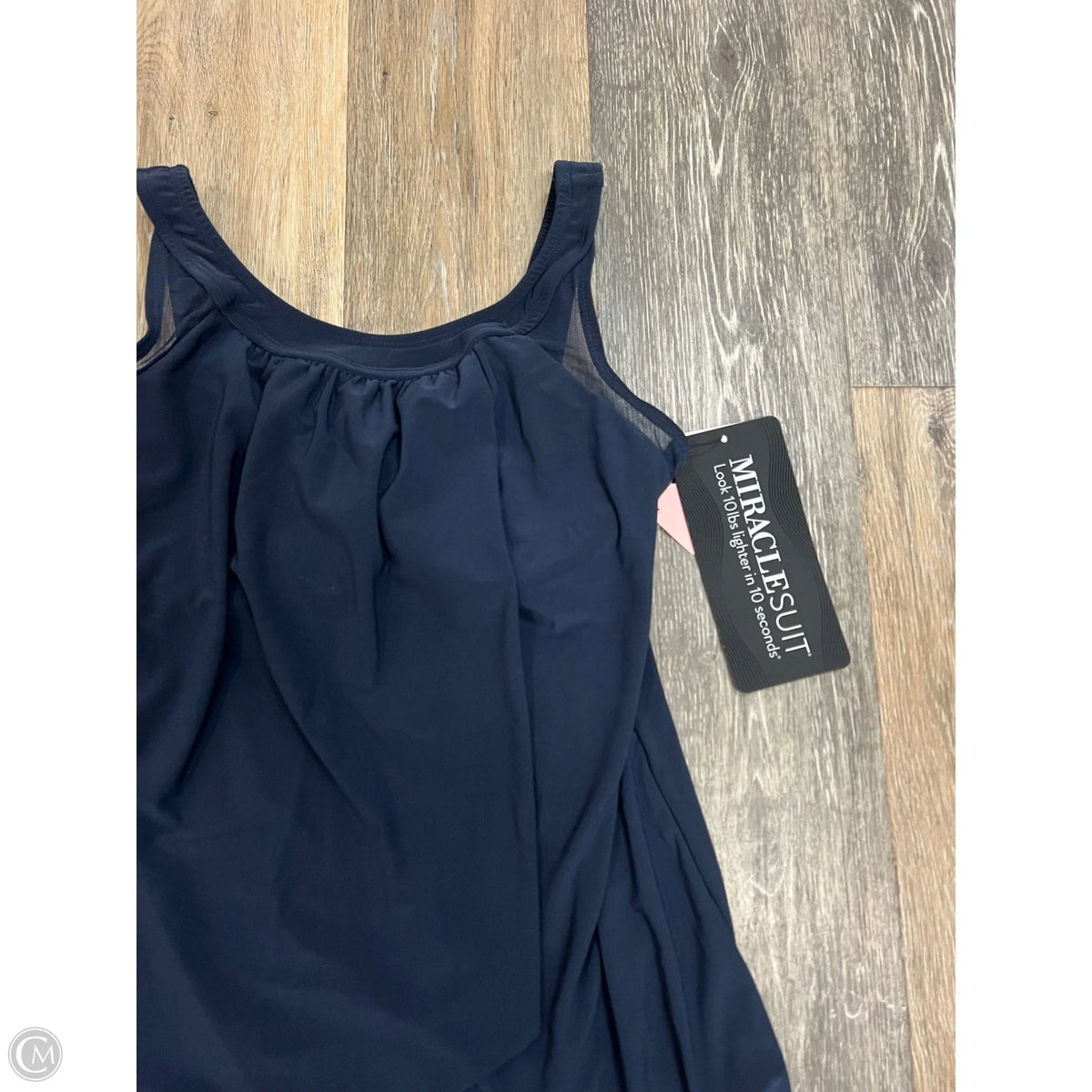 Swimsuit Top By Miraclesuit In Blue, Size: 8