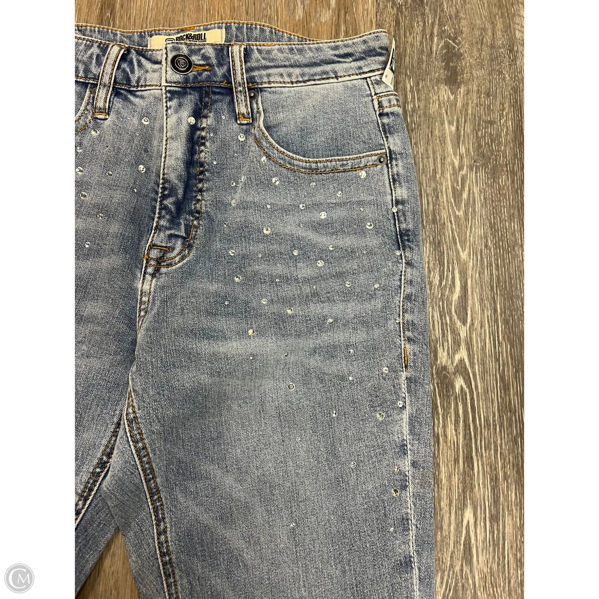 Jeans Boot Cut By Rock & Roll In Blue Denim, Size: 8/29