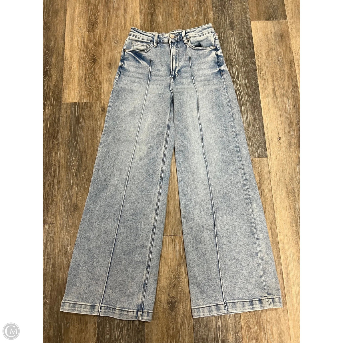 Jeans Wide Leg By Risen In Blue Denim, Size: 4/27