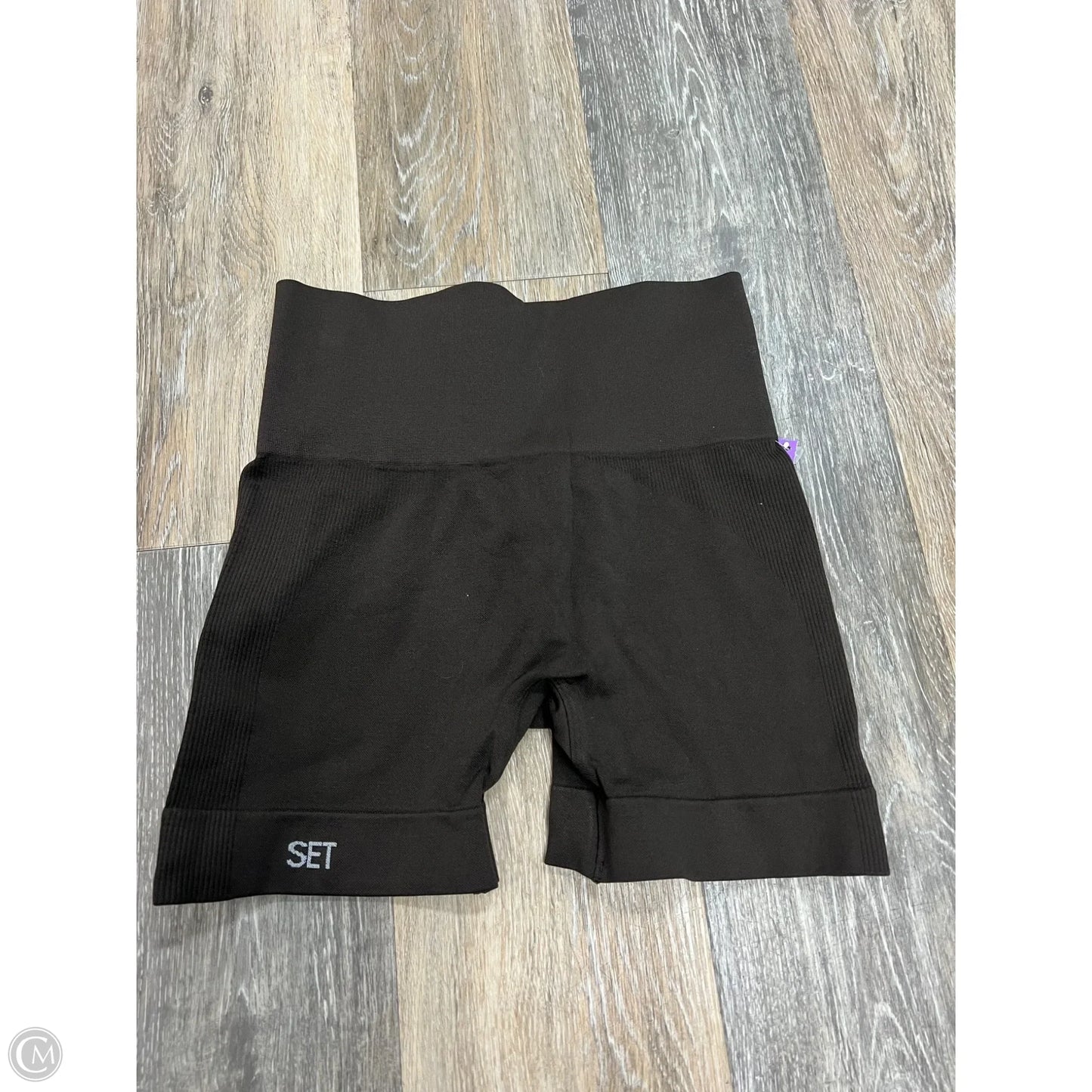 Athletic Shorts By Set Active In Brown, Size: M