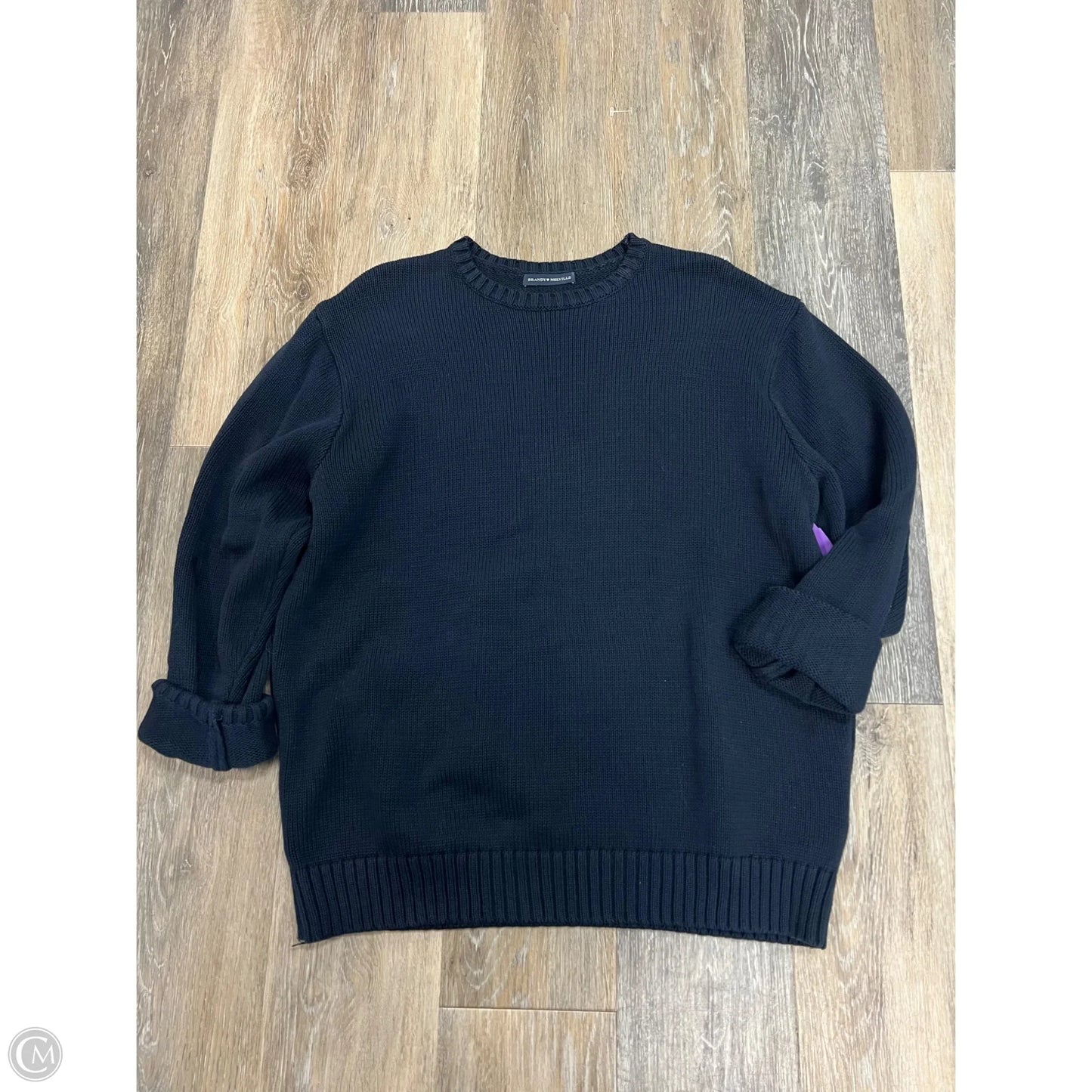 Sweater By Brandy Melville In Navy, Size: Osfm
