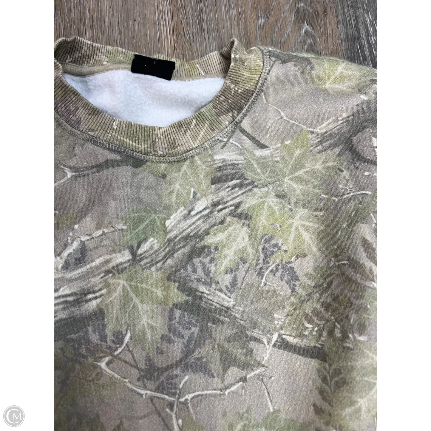 Sweatshirt Crewneck By Pacsun In Camouflage Print, Size: L