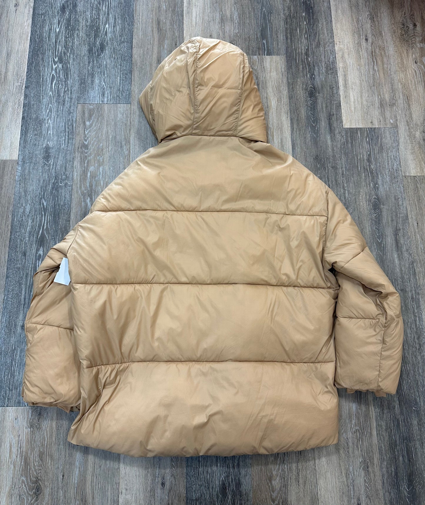 Coat Puffer & Quilted By Abercrombie And Fitch In Beige, Size: L