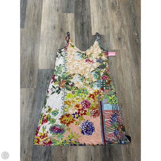Dress Designer By Johnny Was In Floral Print, Size: M
