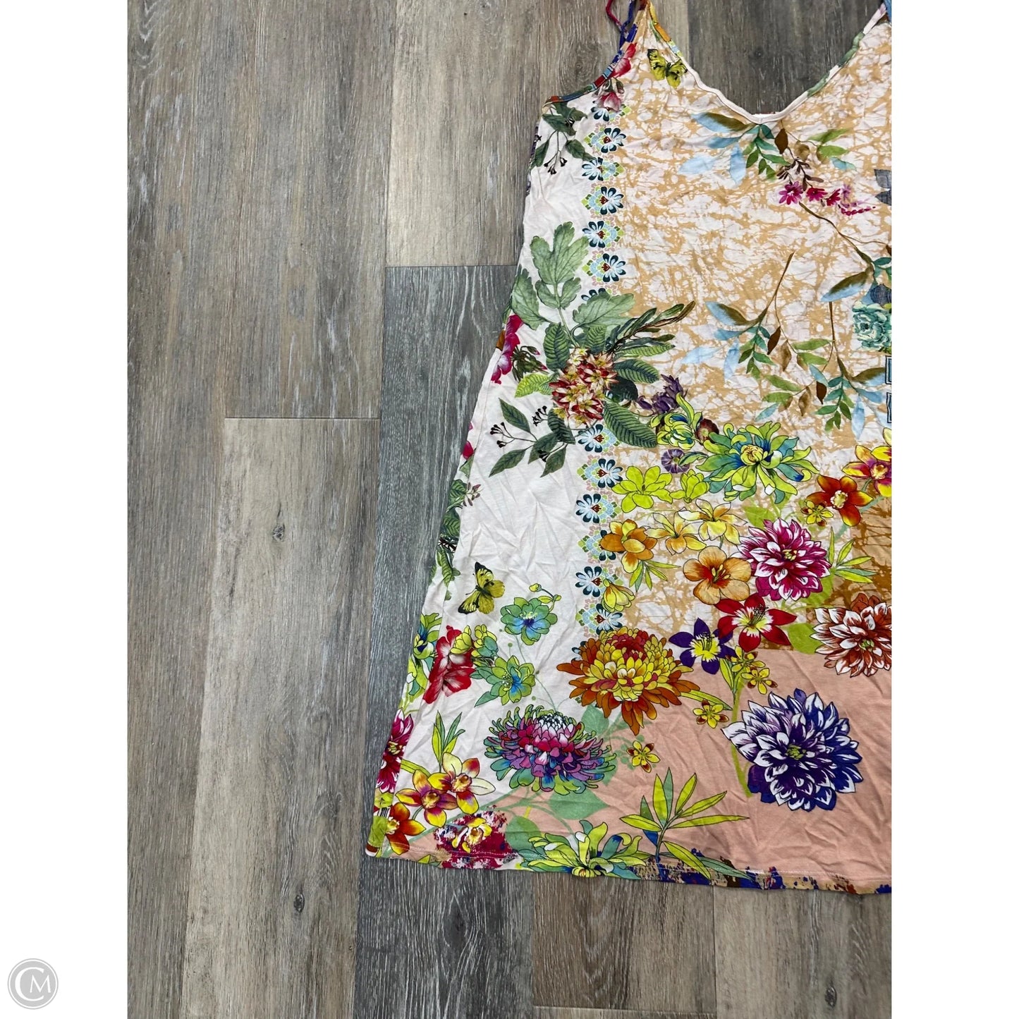 Dress Designer By Johnny Was In Floral Print, Size: M