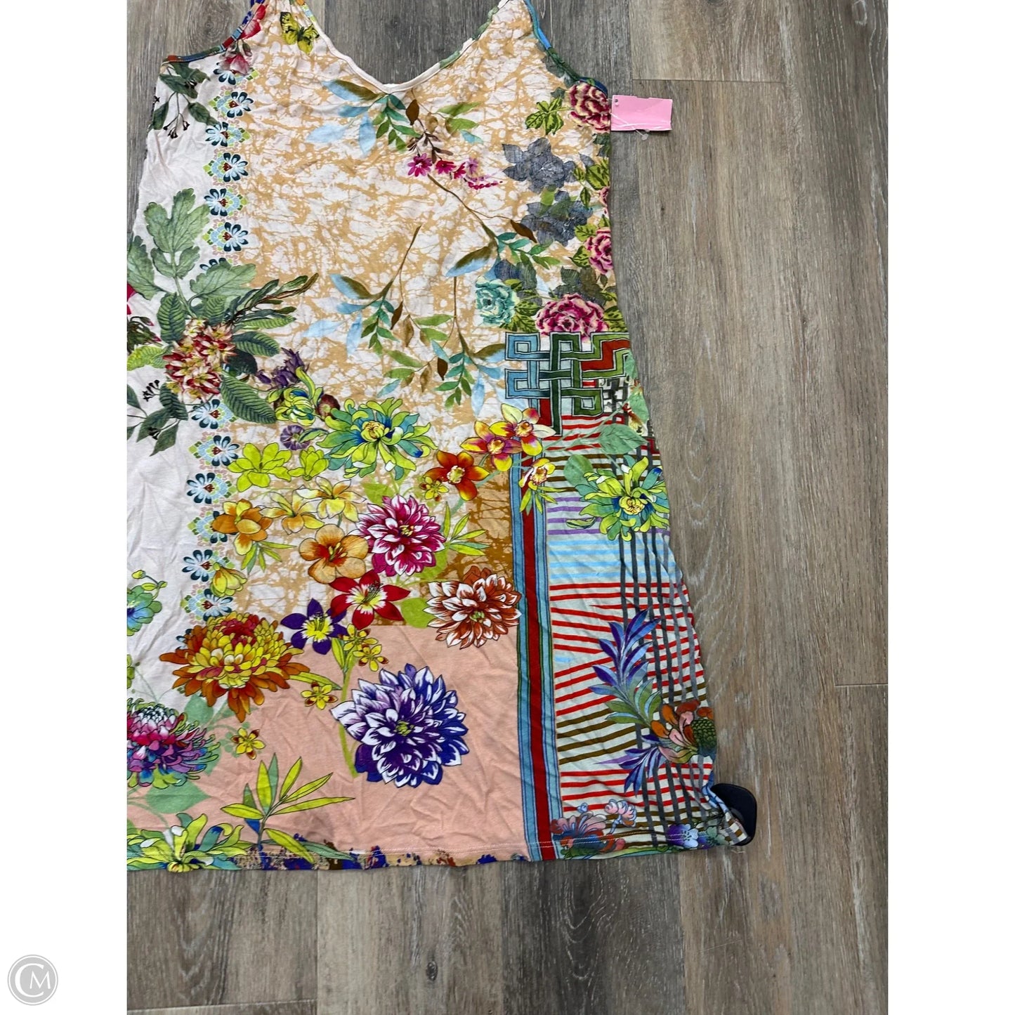 Dress Designer By Johnny Was In Floral Print, Size: M