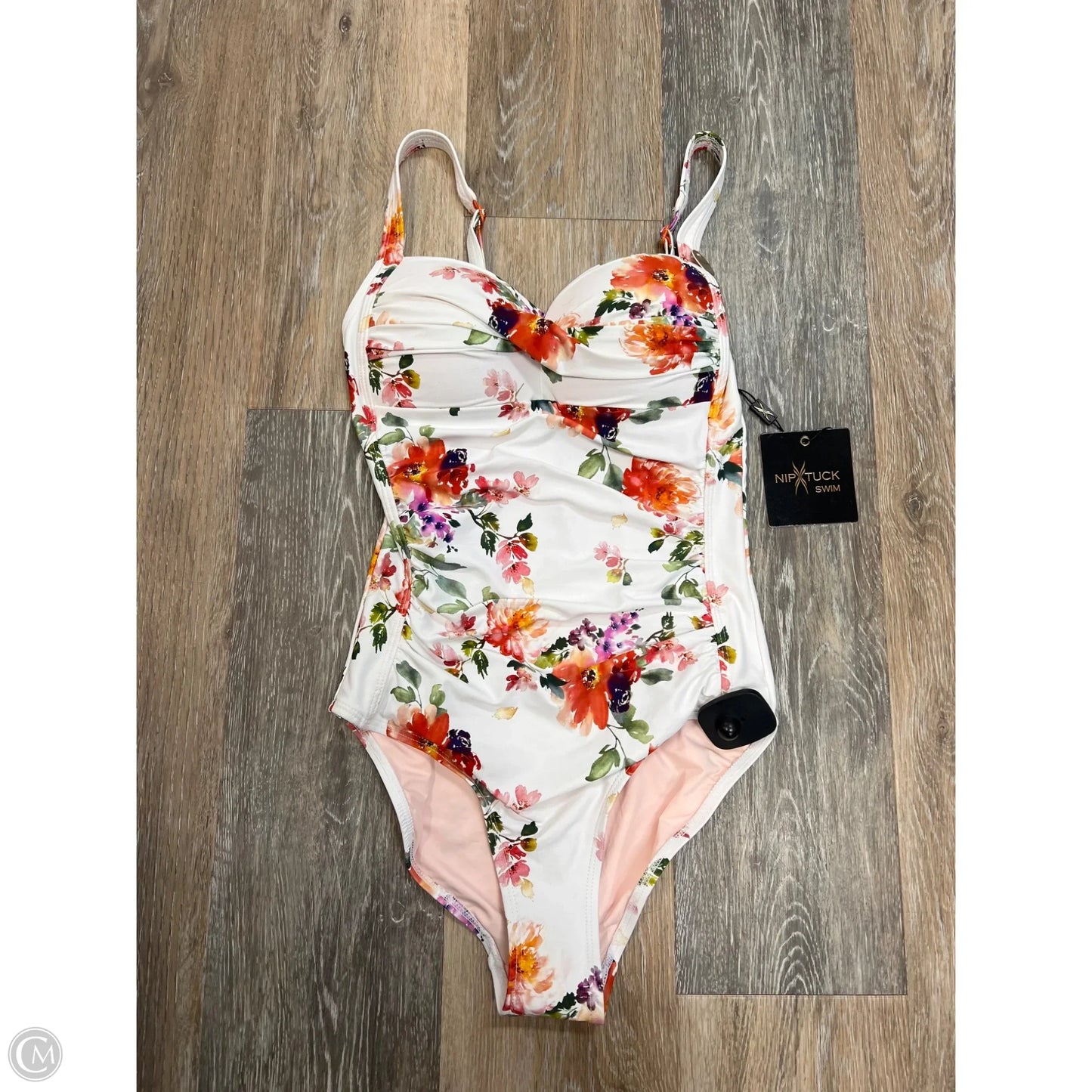 Swimsuit By Nip Tuck In Floral Print, Size: 4