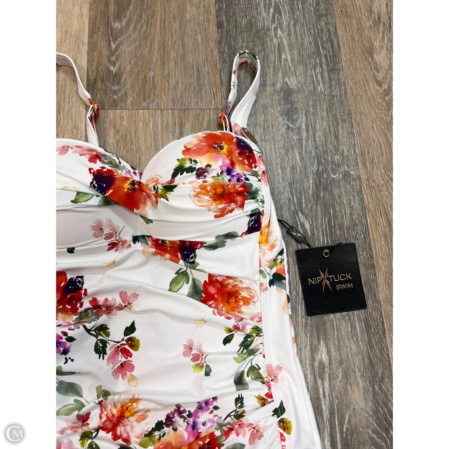 Swimsuit By Nip Tuck In Floral Print, Size: 4