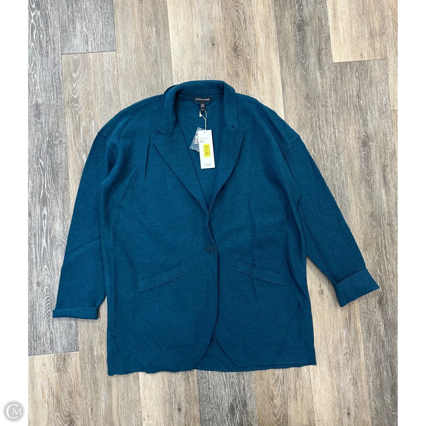 Blazer By Eileen Fisher In Blue, Size: S