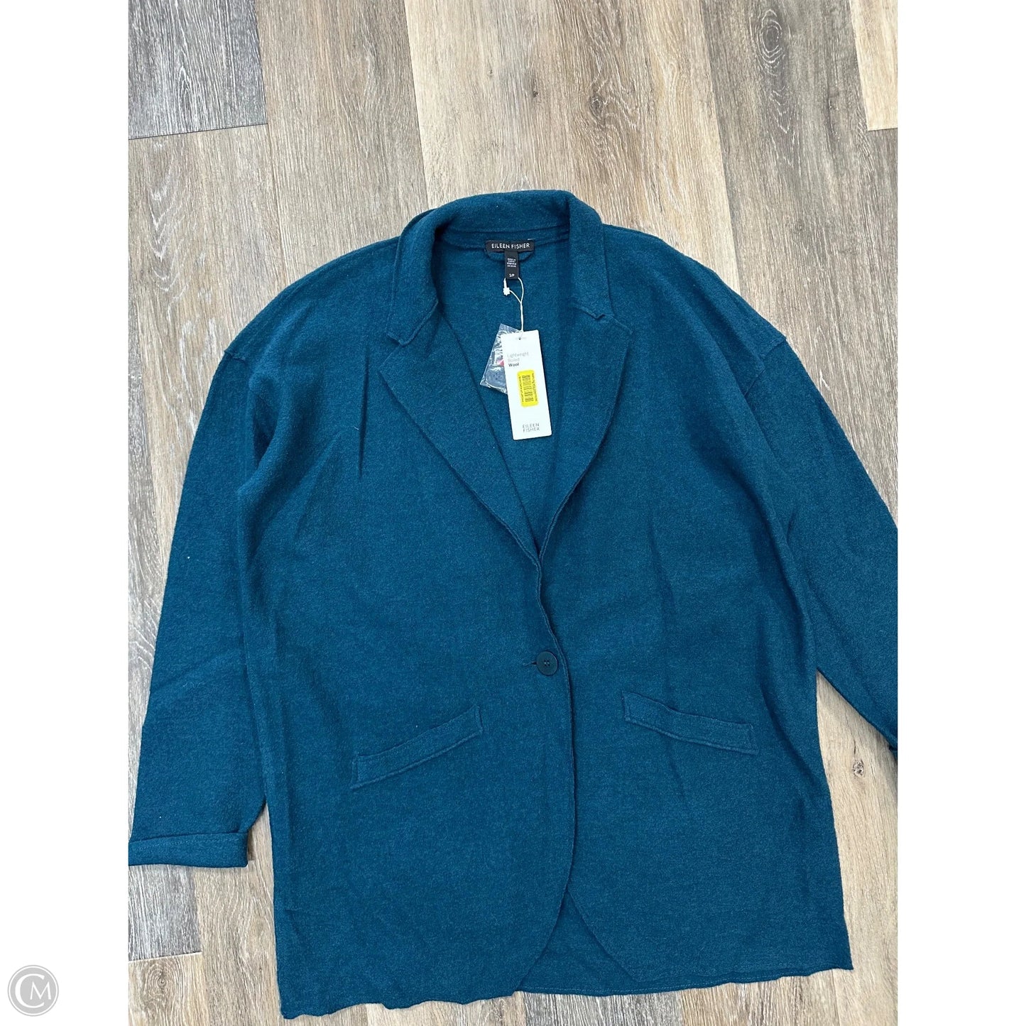 Blazer By Eileen Fisher In Blue, Size: S