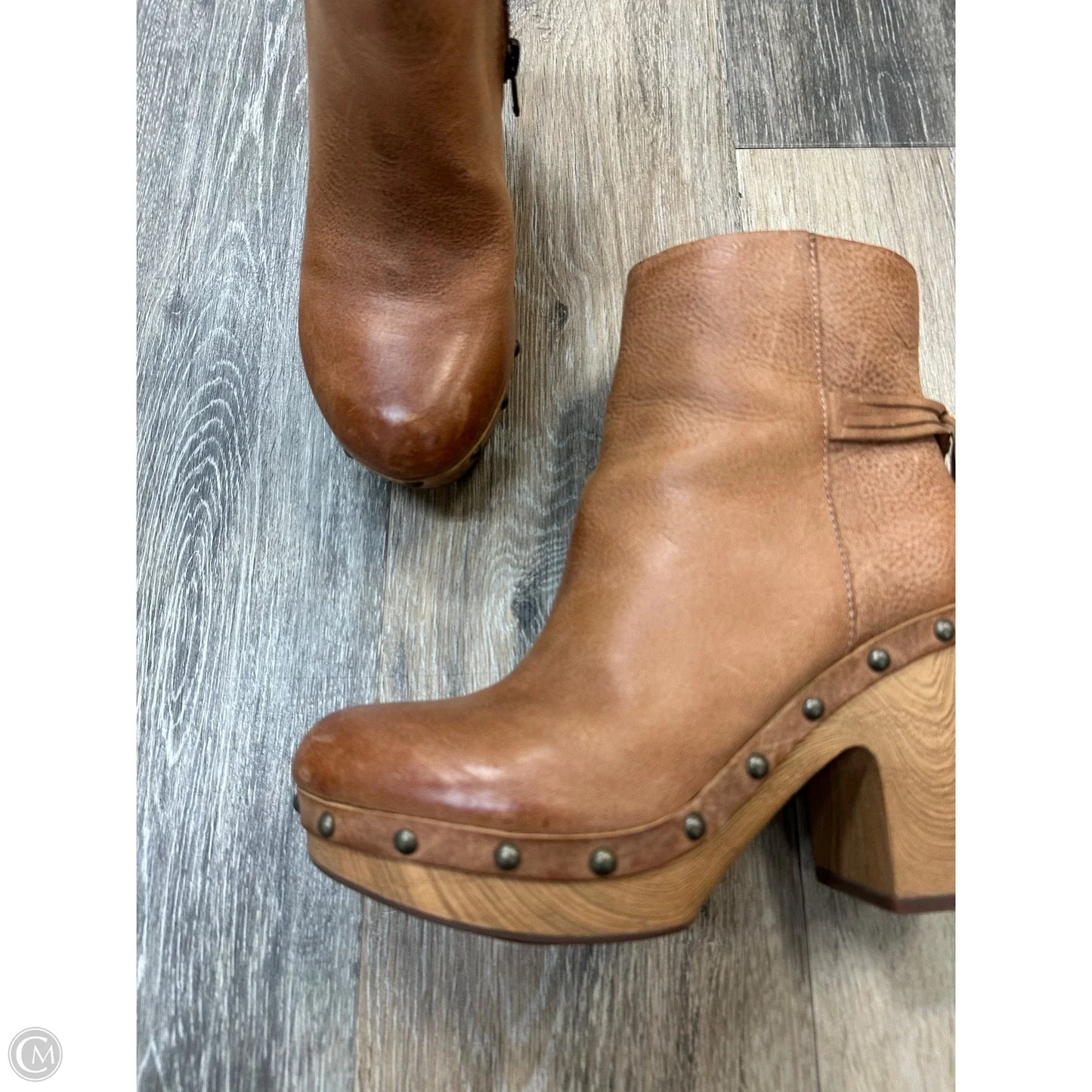 Boots Ankle Heels By Kork Ease In Brown, Size: 6