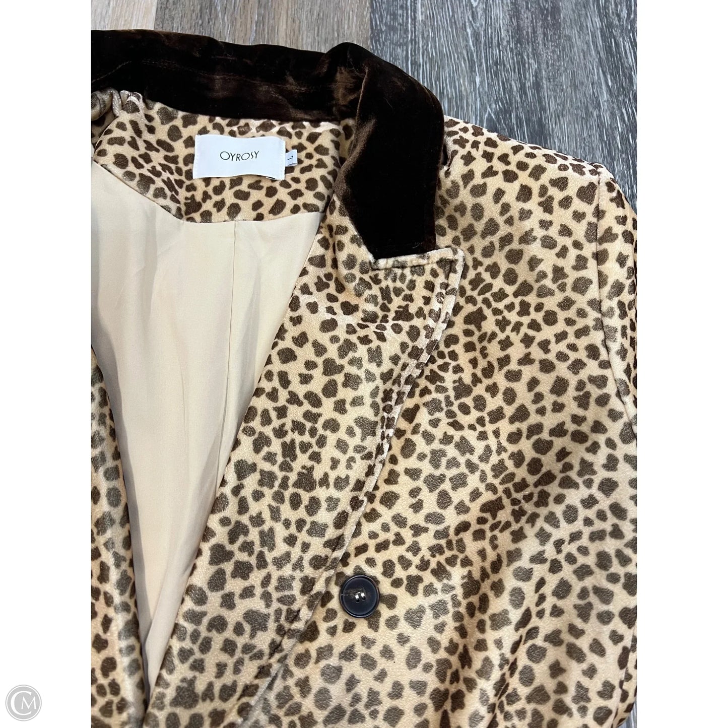 Blazer By OYROSY In Animal Print, Size: L