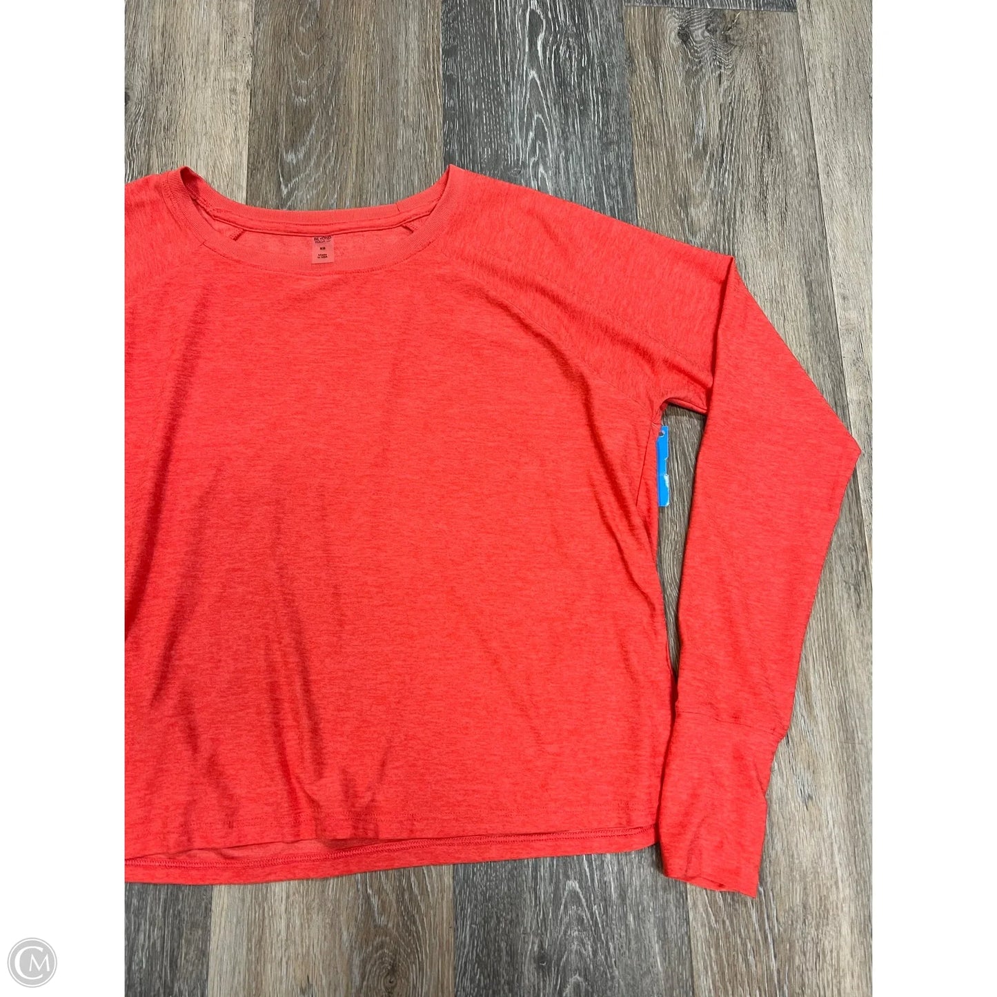 Athletic Top Long Sleeve Crewneck By Beyond Yoga In Orange, Size: Xs