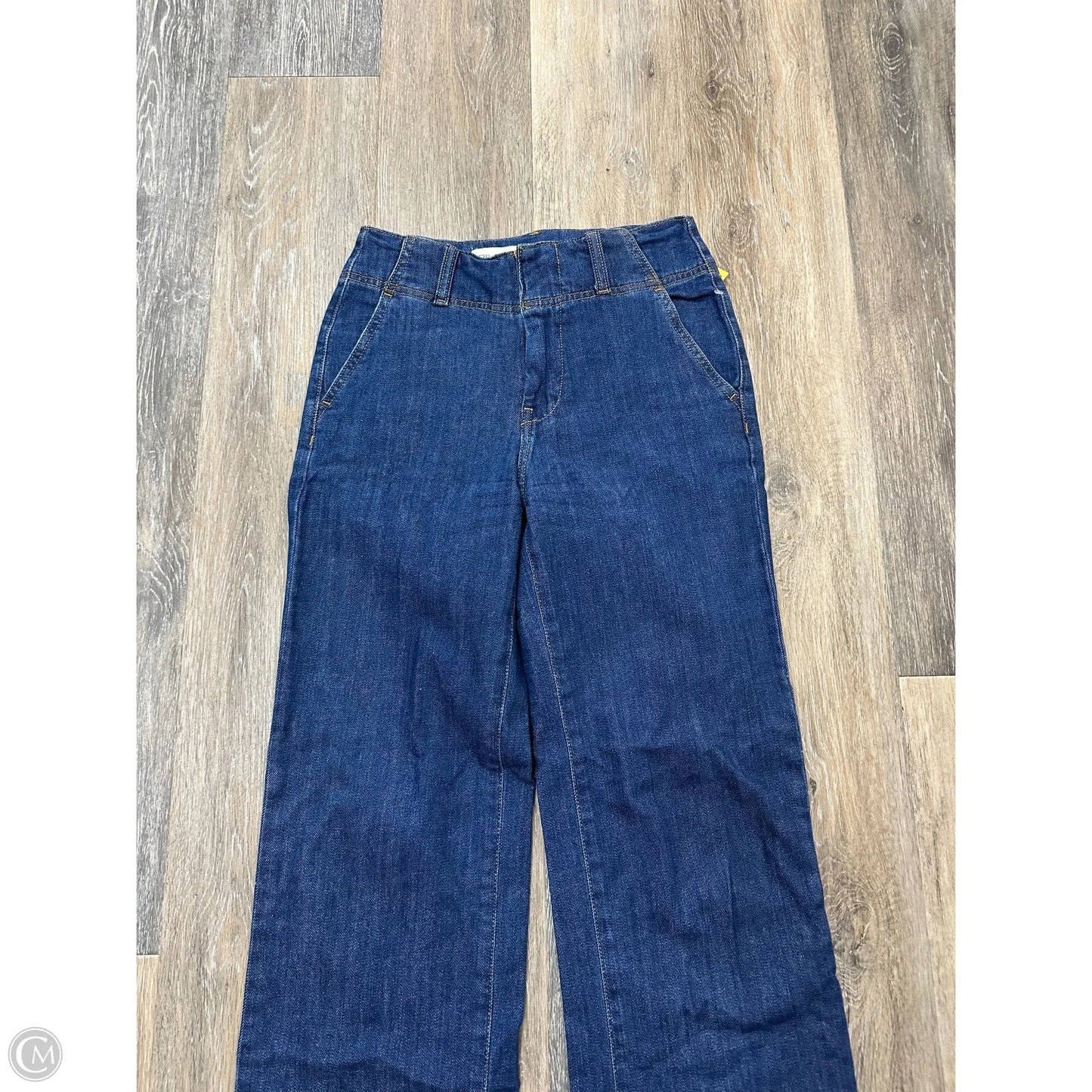 Jeans Wide Leg By Pilcro In Blue Denim, Size: 0p