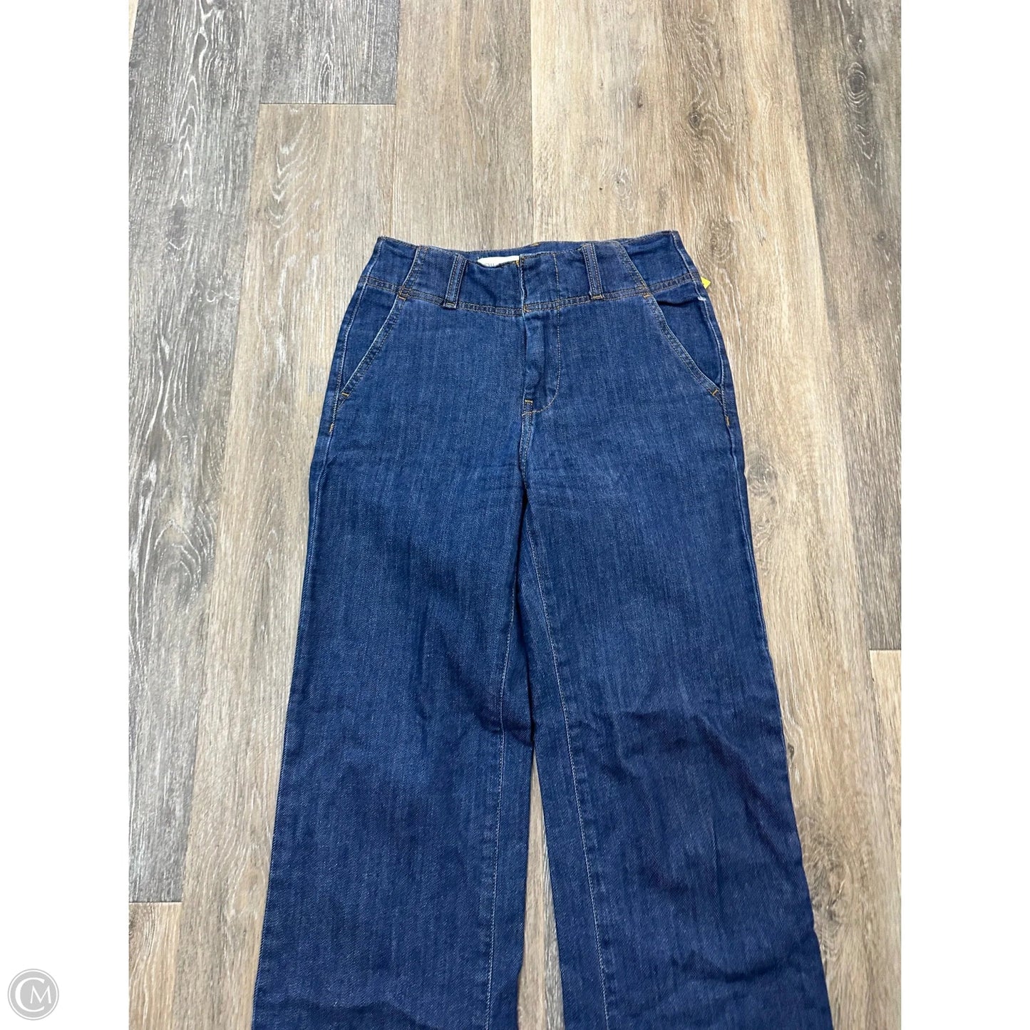 Jeans Wide Leg By Pilcro In Blue Denim, Size: 0p