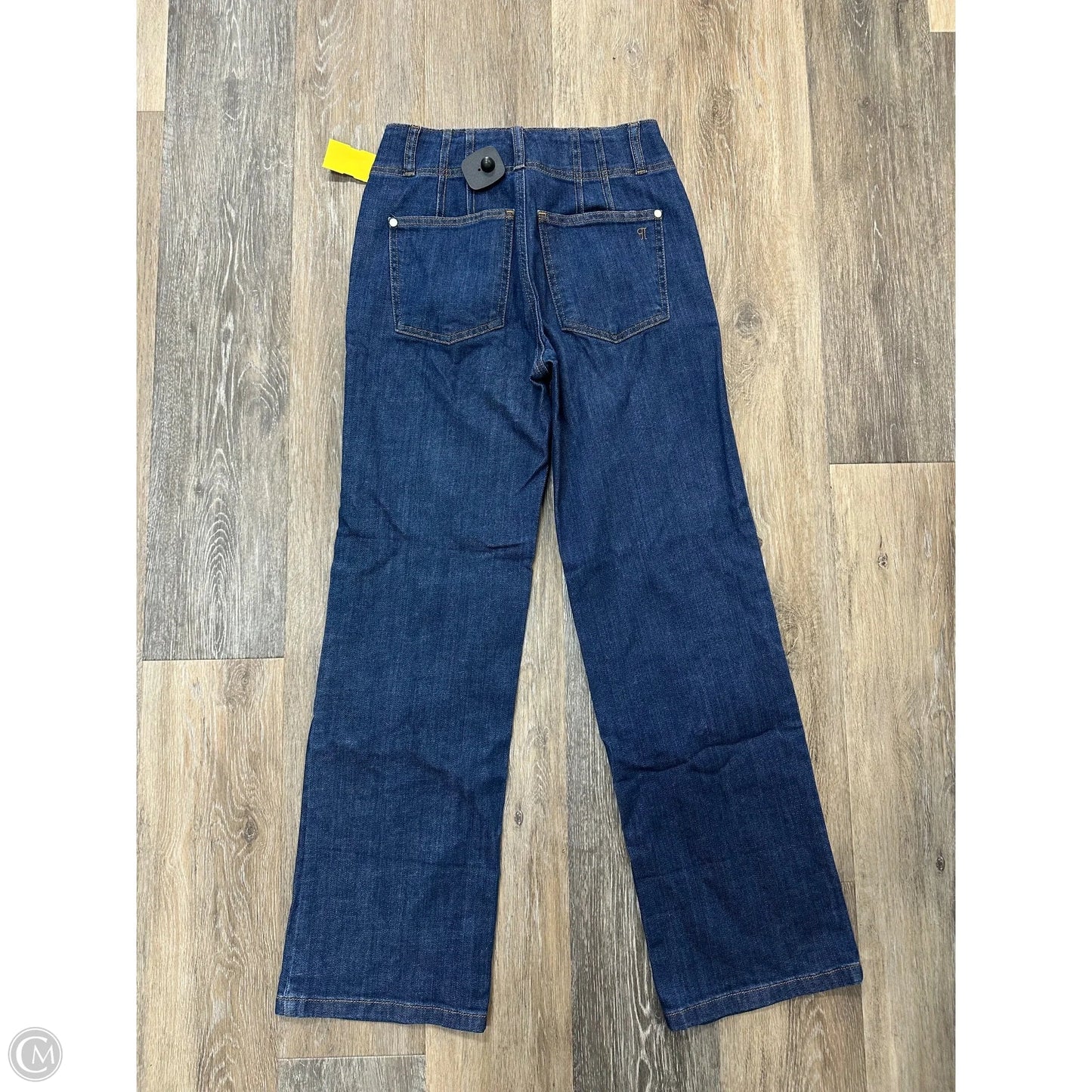 Jeans Wide Leg By Pilcro In Blue Denim, Size: 0p