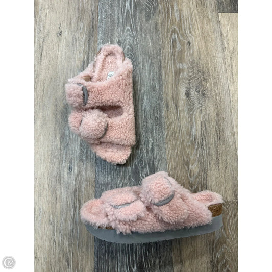 Slippers By Papillion In Pink, Size: 6