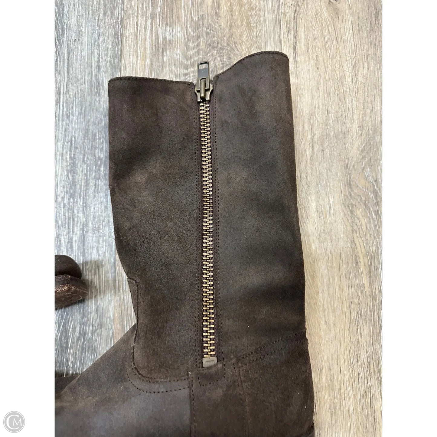 Boots Designer By Frye In Brown, Size: 7.5