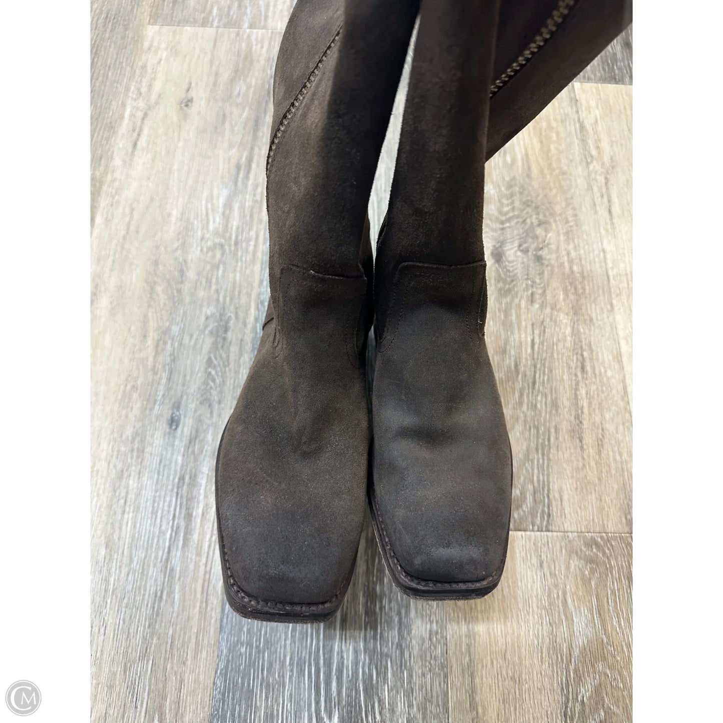 Boots Designer By Frye In Brown, Size: 7.5