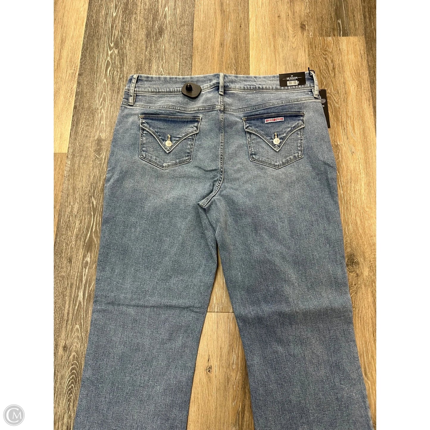 Jeans Straight By Hudson In Blue Denim, Size: 16