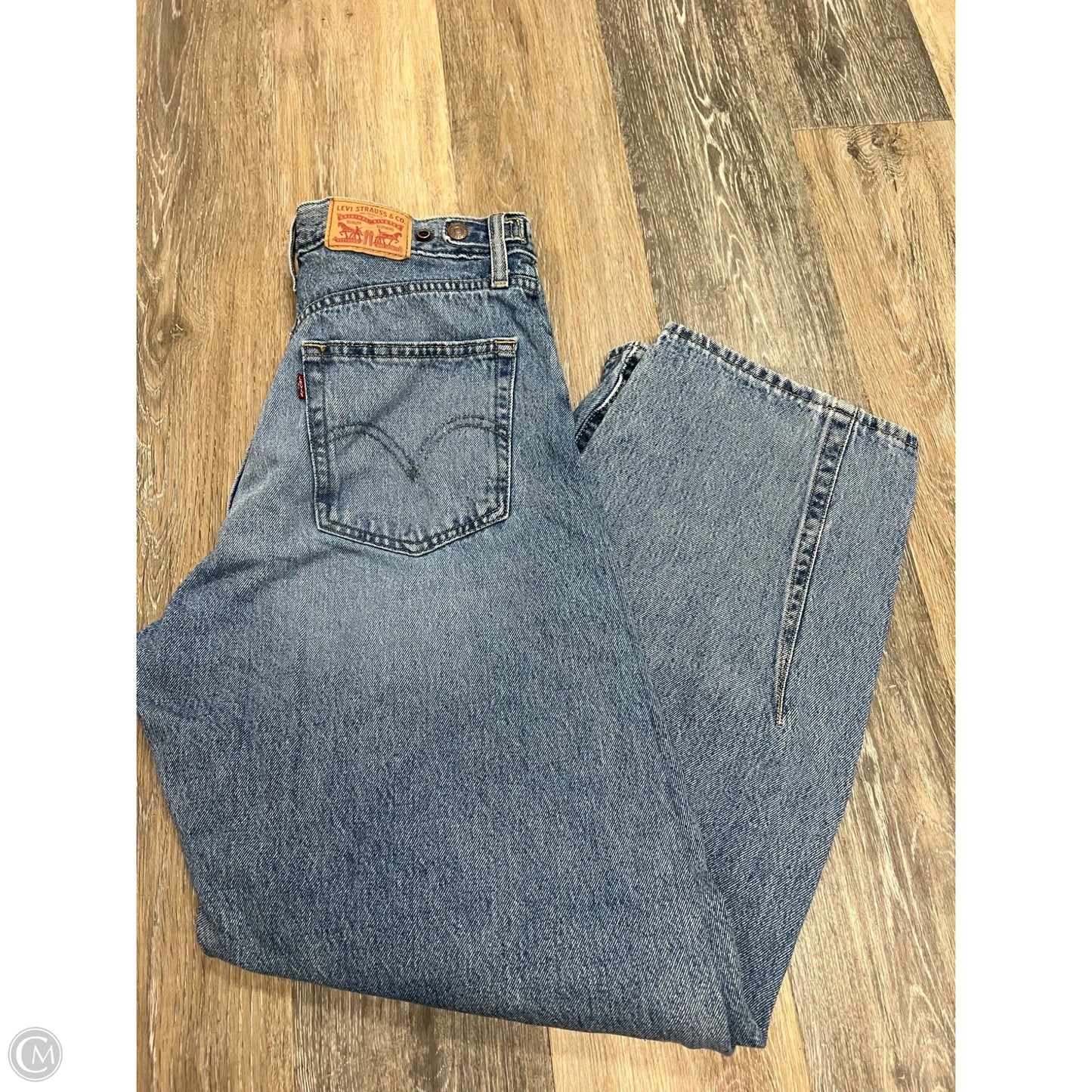 Jeans Boyfriend By Levis In Blue Denim, Size: 8/29