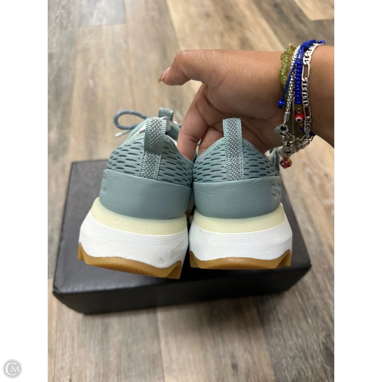 Shoes Athletic By Sorel In Blue, Size: 7
