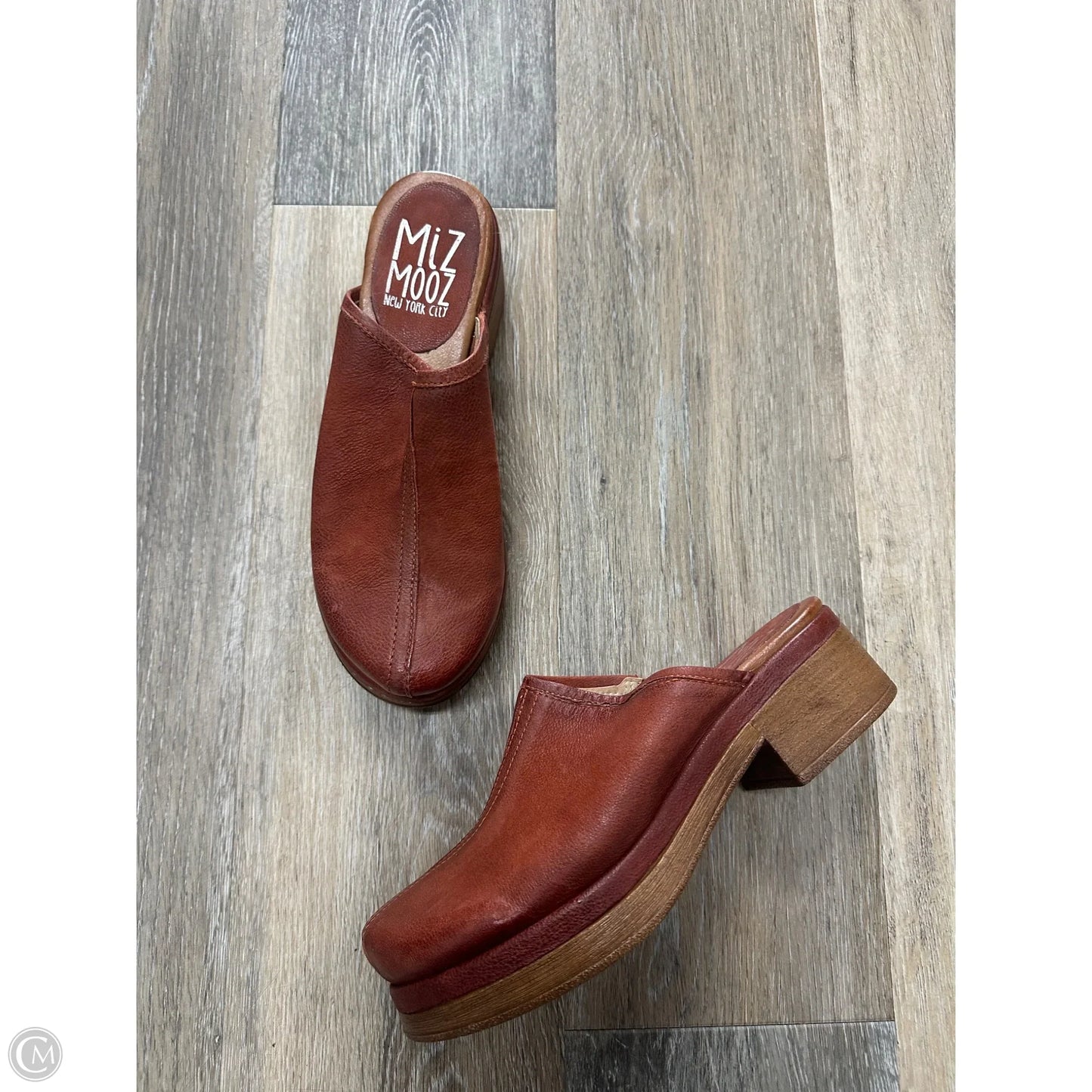 Shoes Heels Block By Miz Mooz In Brown, Size: 6.5